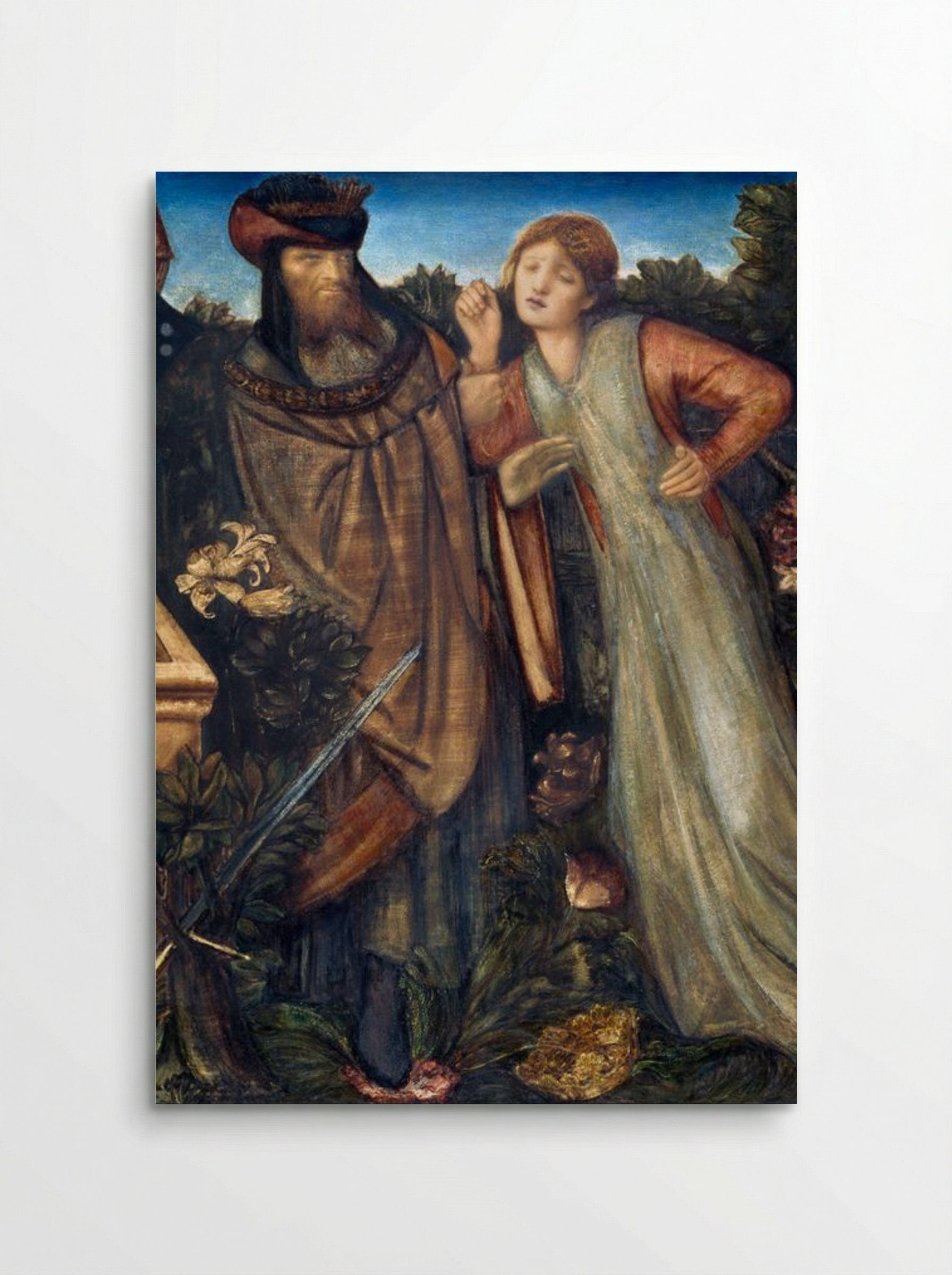 King Mark and La Belle Iseult - Edward Burne-Jones - Poster