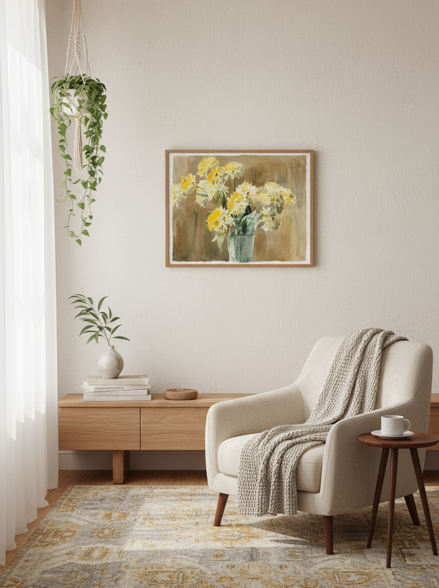 Vase with Yellow Flowers (1915) - Hannah Borger Overbeck - Lifestyle