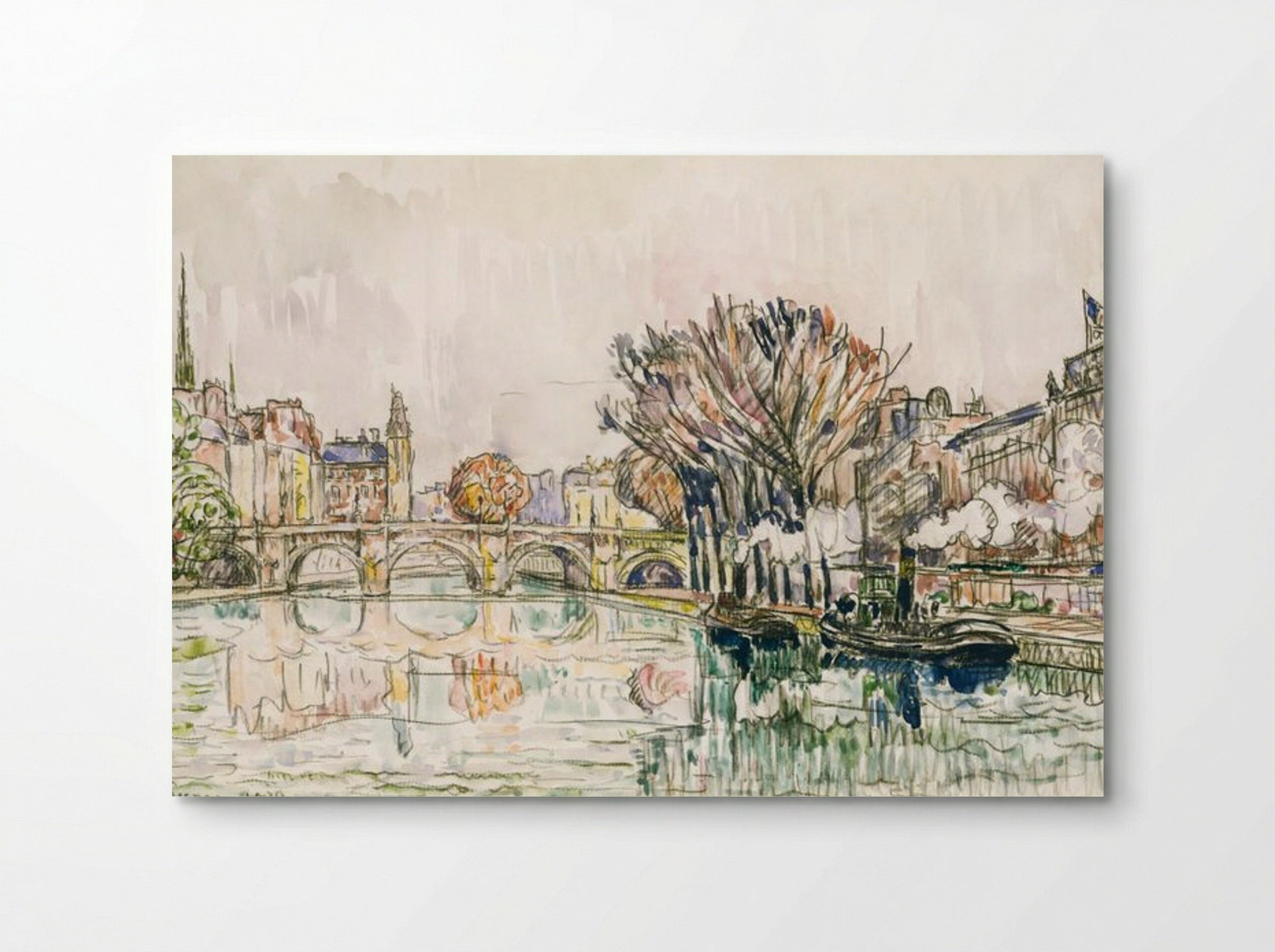 The Pont Neuf, Paris - Paul Signac - Poster