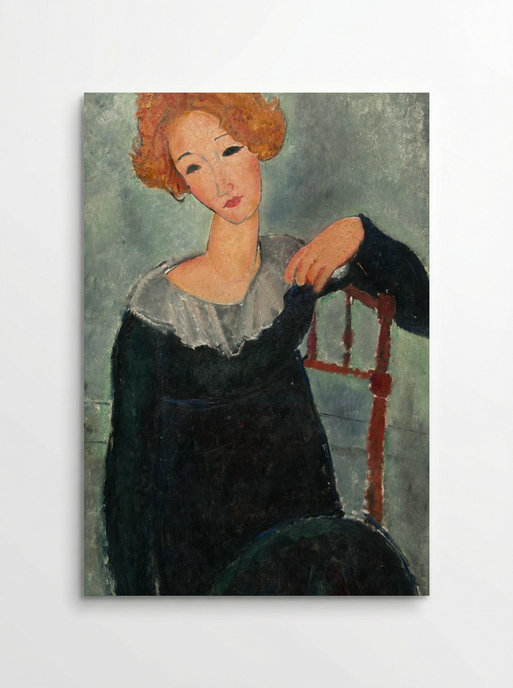 Woman with Red Hair - Amedeo Modigliani - Poster