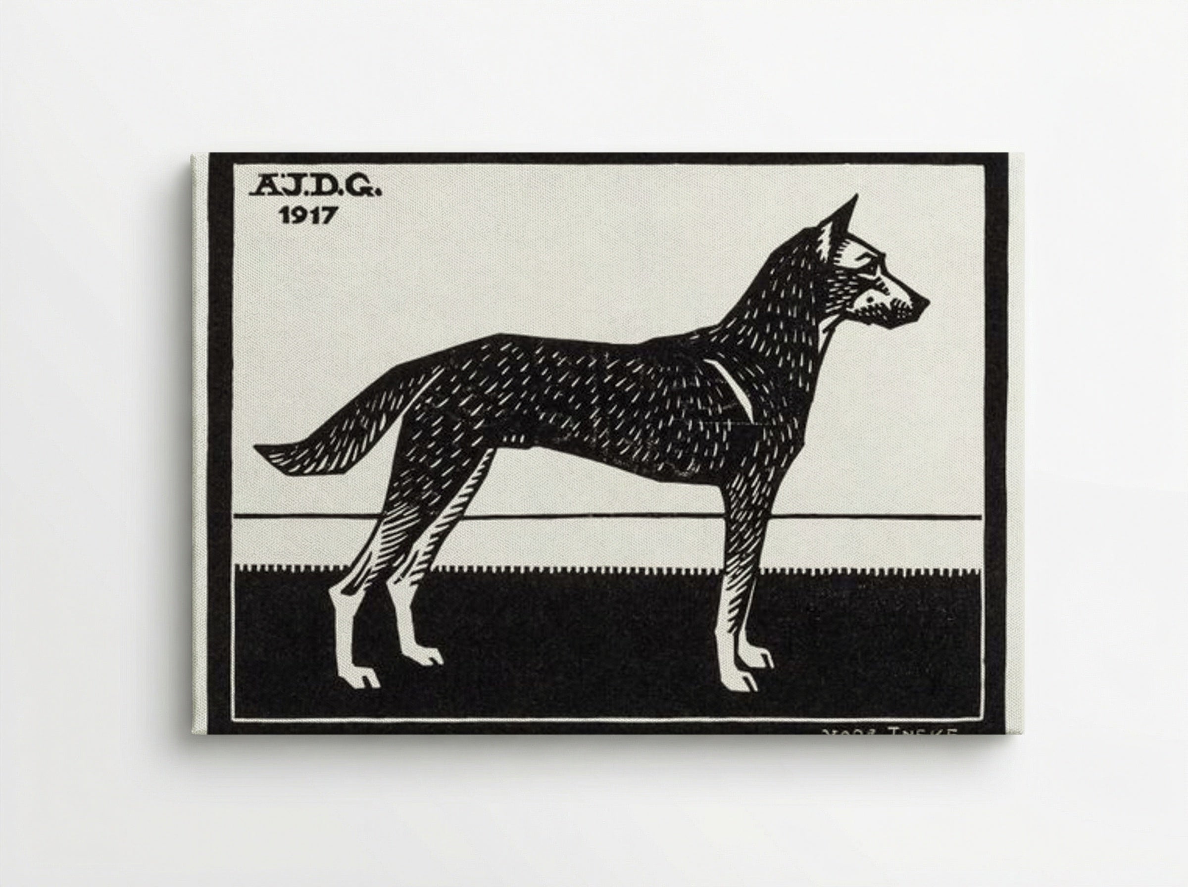 Dog - Julie de Graag - Canvas