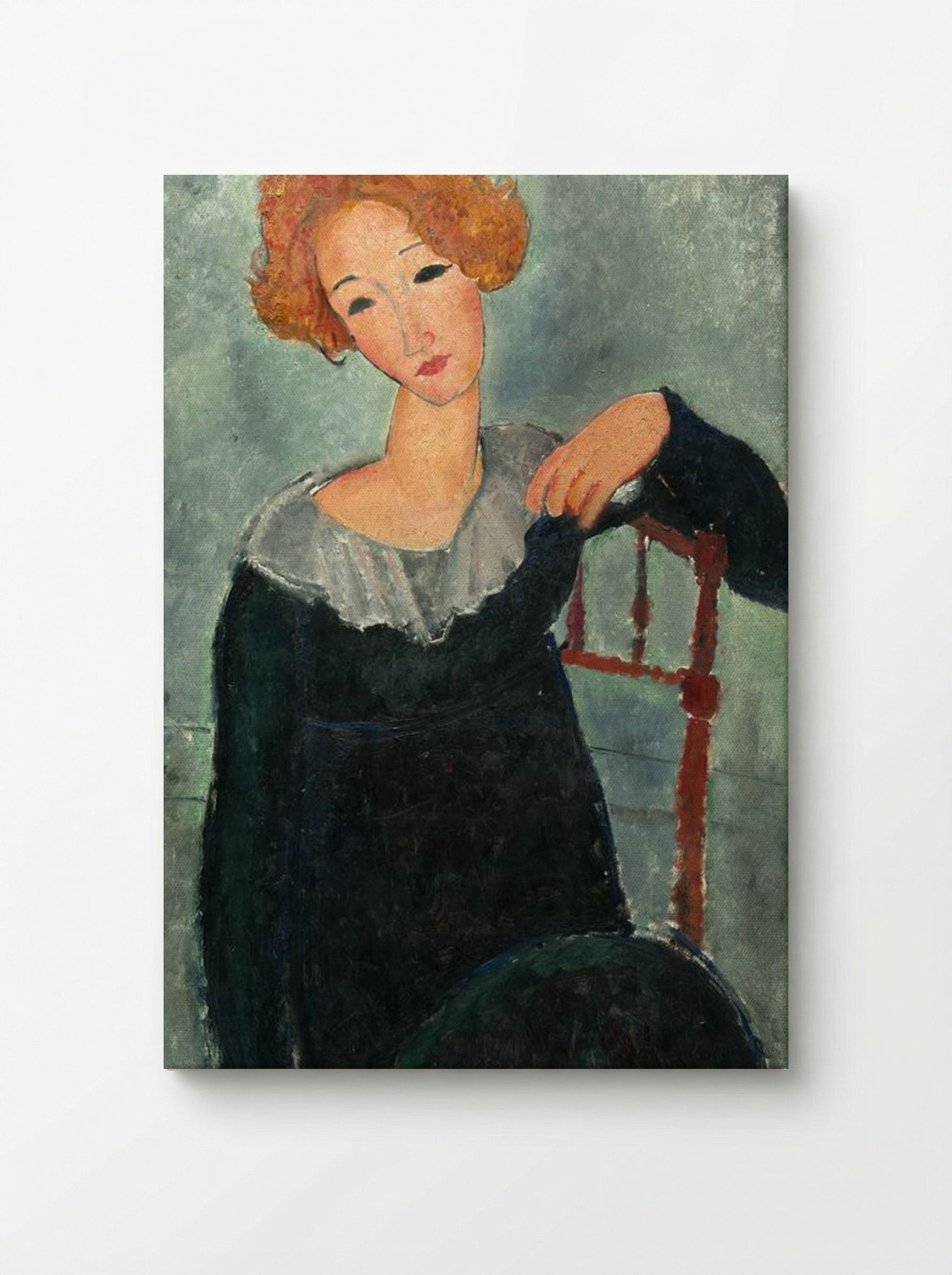 Woman with Red Hair - Amedeo Modigliani - Canvas