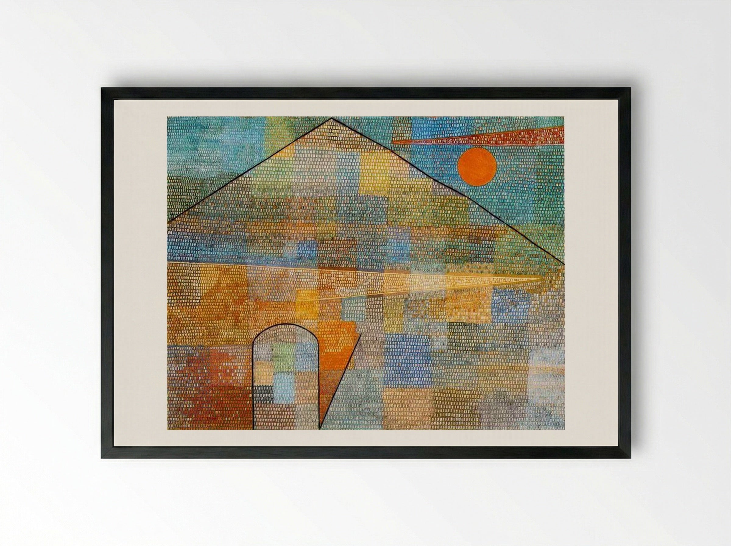 Ad Parnassum - Paul Klee - Framed Print Black