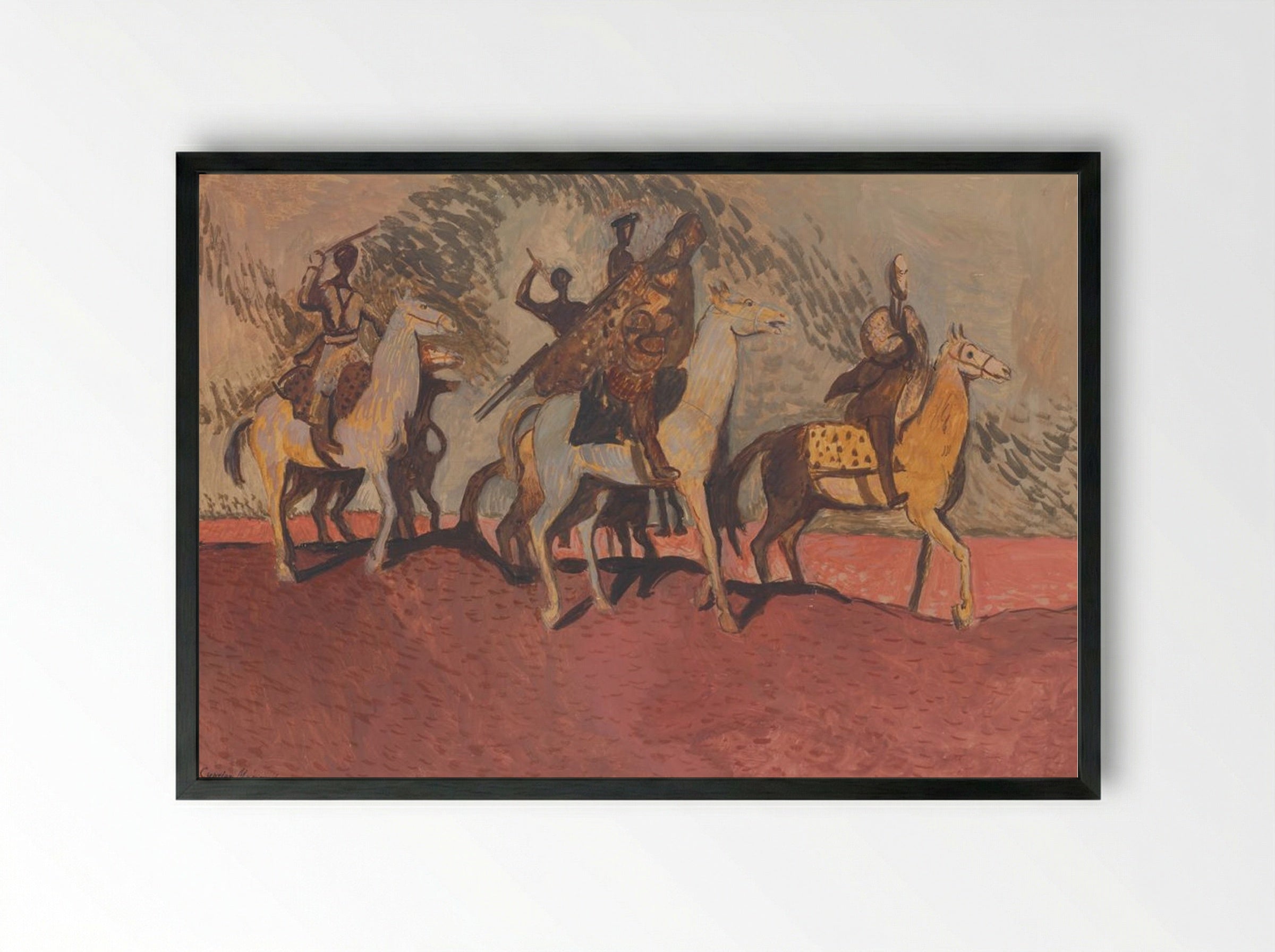 Pink Sand - Cyprián Majerník - Framed Print Black