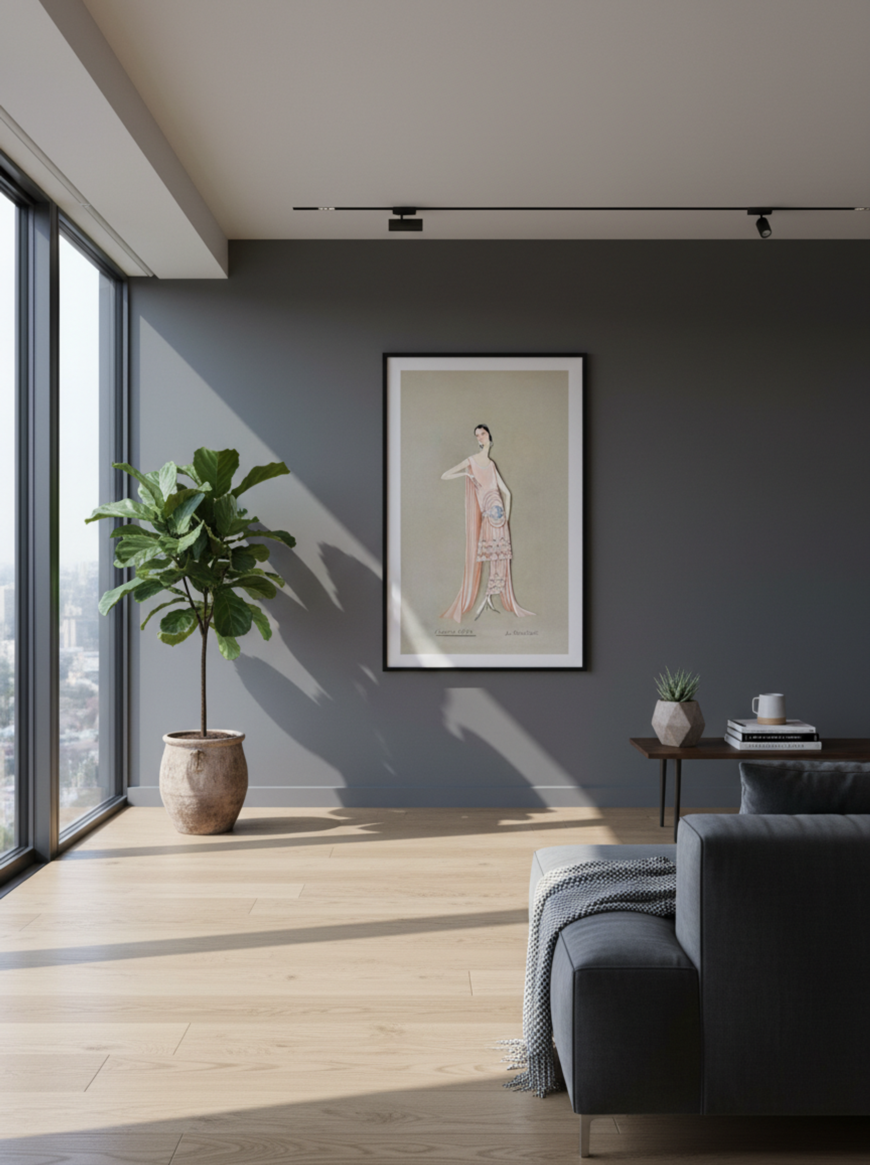 Projet de Robe, Février, La Sirène (1924) - Fine Art Print - Lifestyle