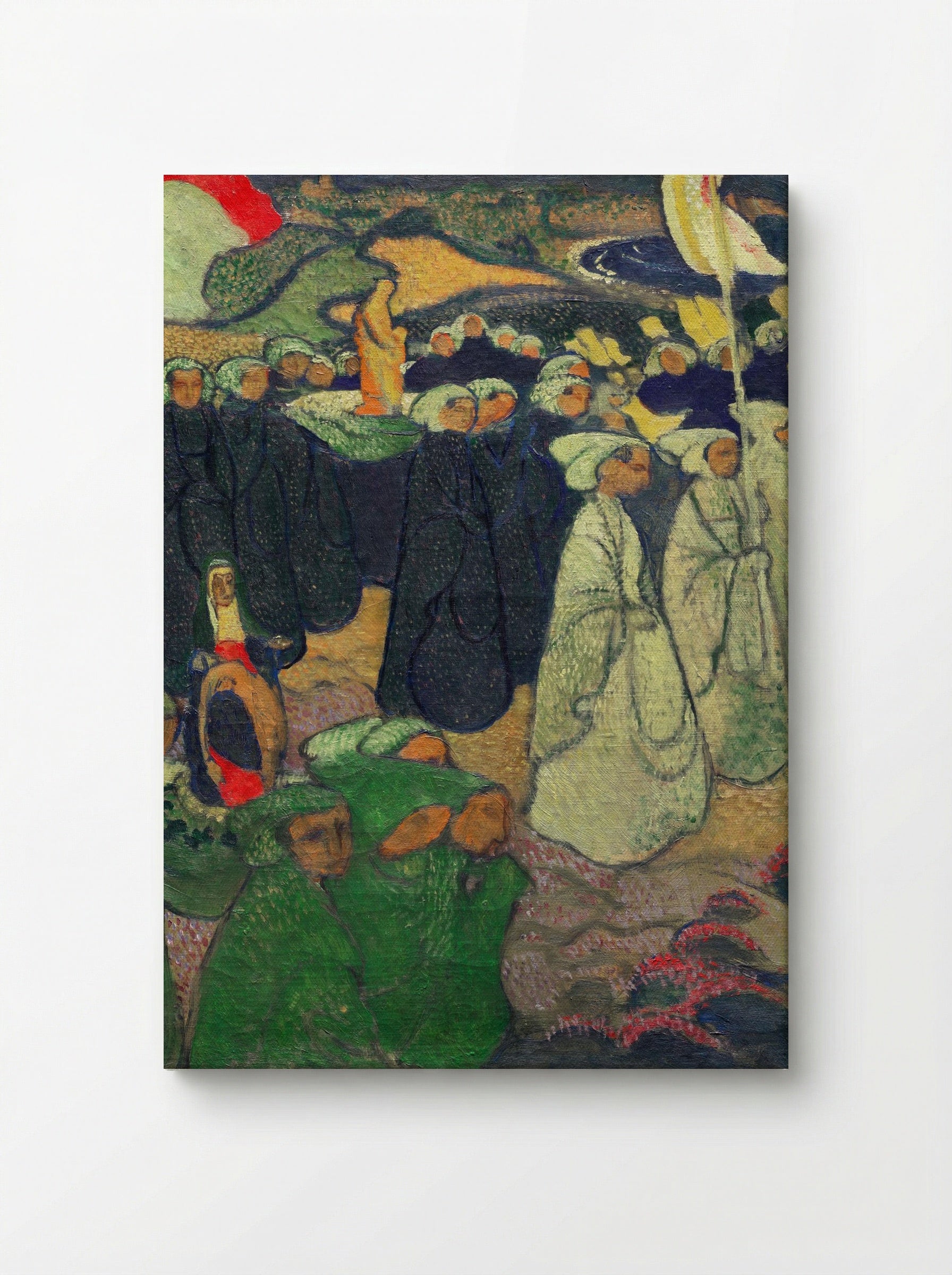 Procession on Pardon at Perros-Guirec - Maurice Denis - Canvas