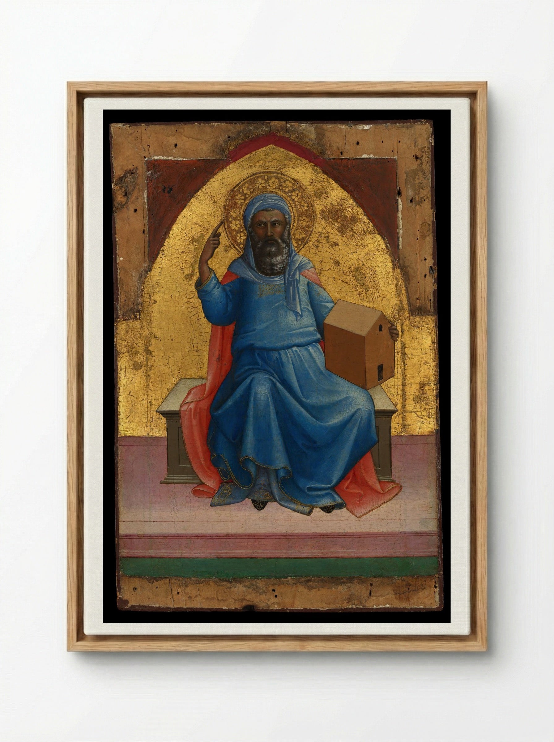 Noah - Lorenzo Monaco - Framed Canvas Wood