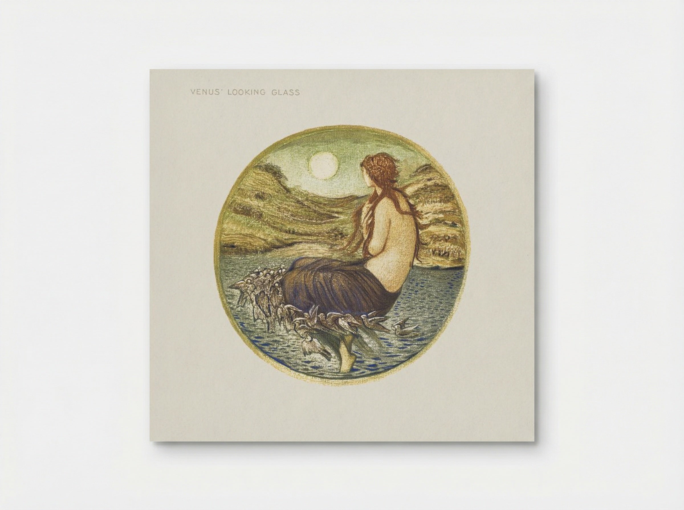 Venus' Looking Glass - Edward Burne-Jones - Poster