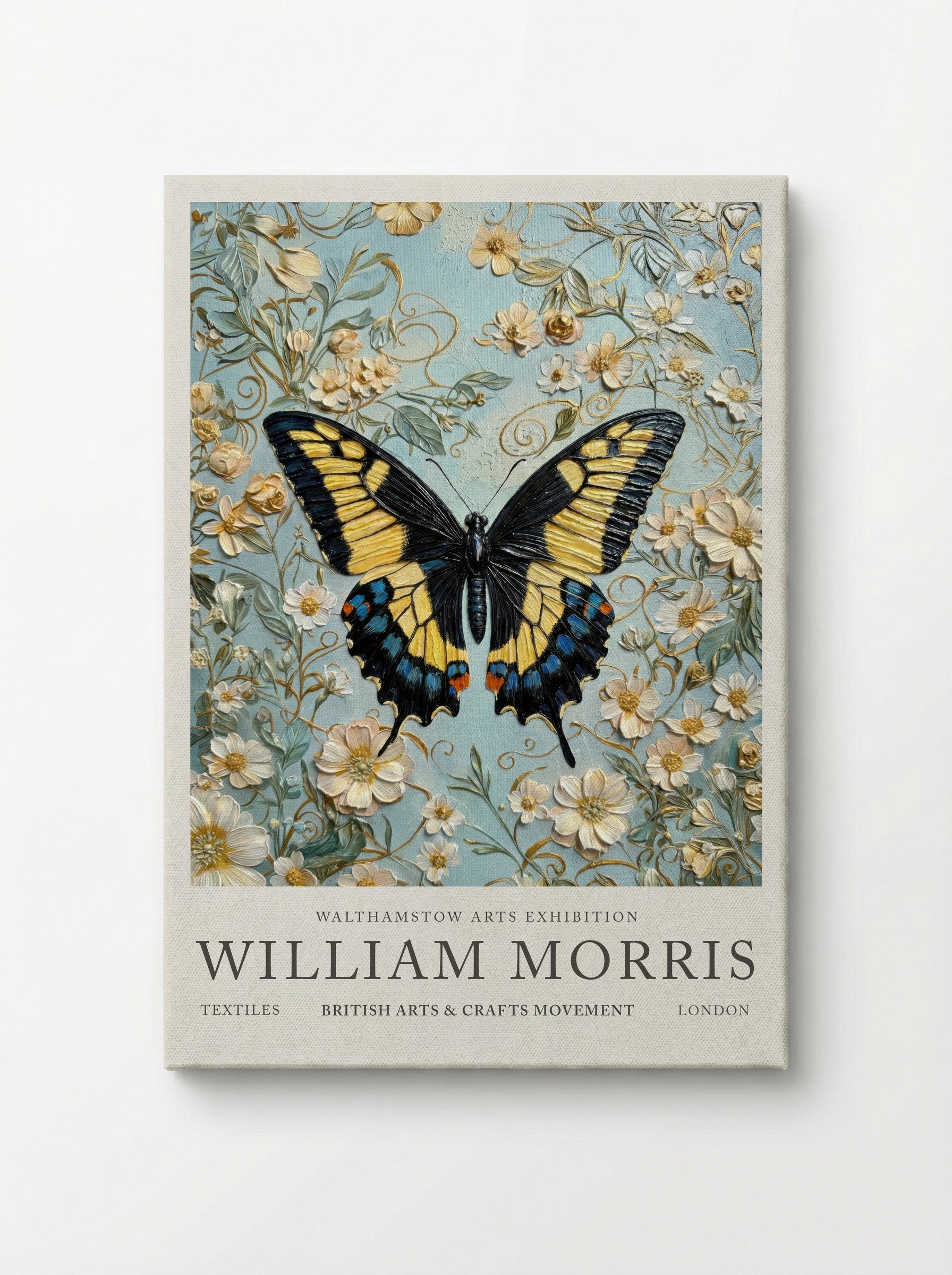 Swallowtail Butterfly - William Morris - Canvas