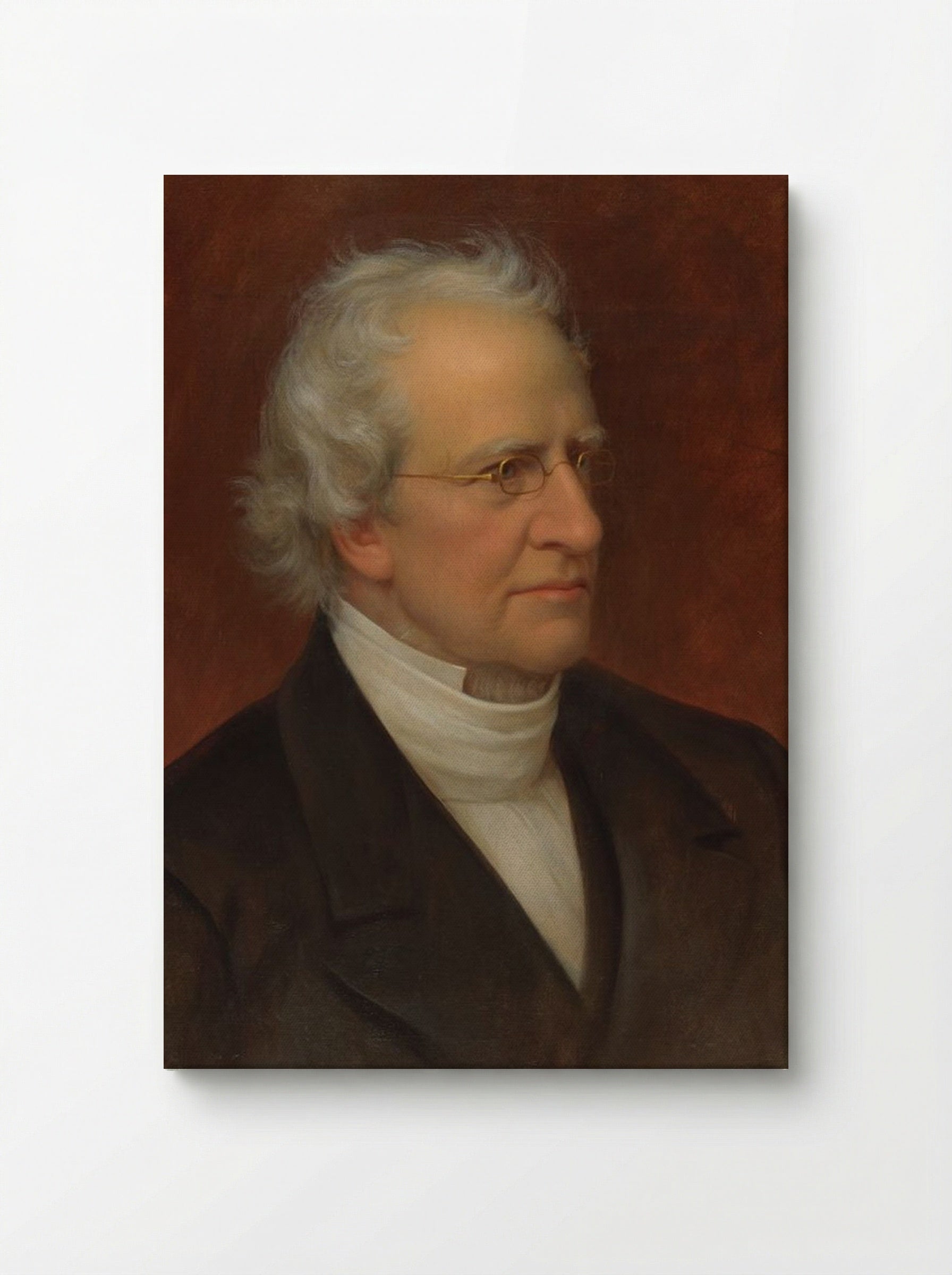 Portrait of the cleric Charles Hodge - John Neagle - Canvas