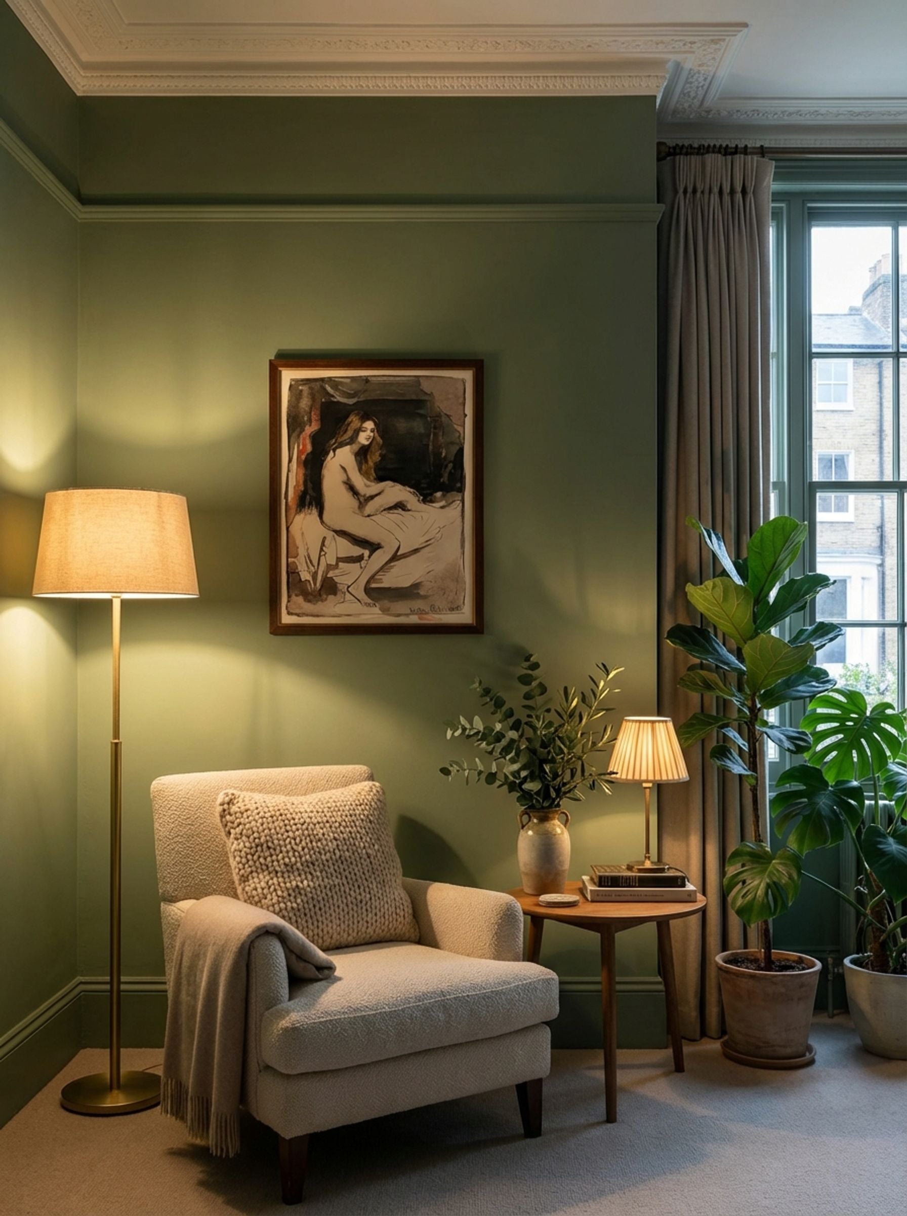 Nude Study of a Seated Woman - William Orpen - Lifestyle