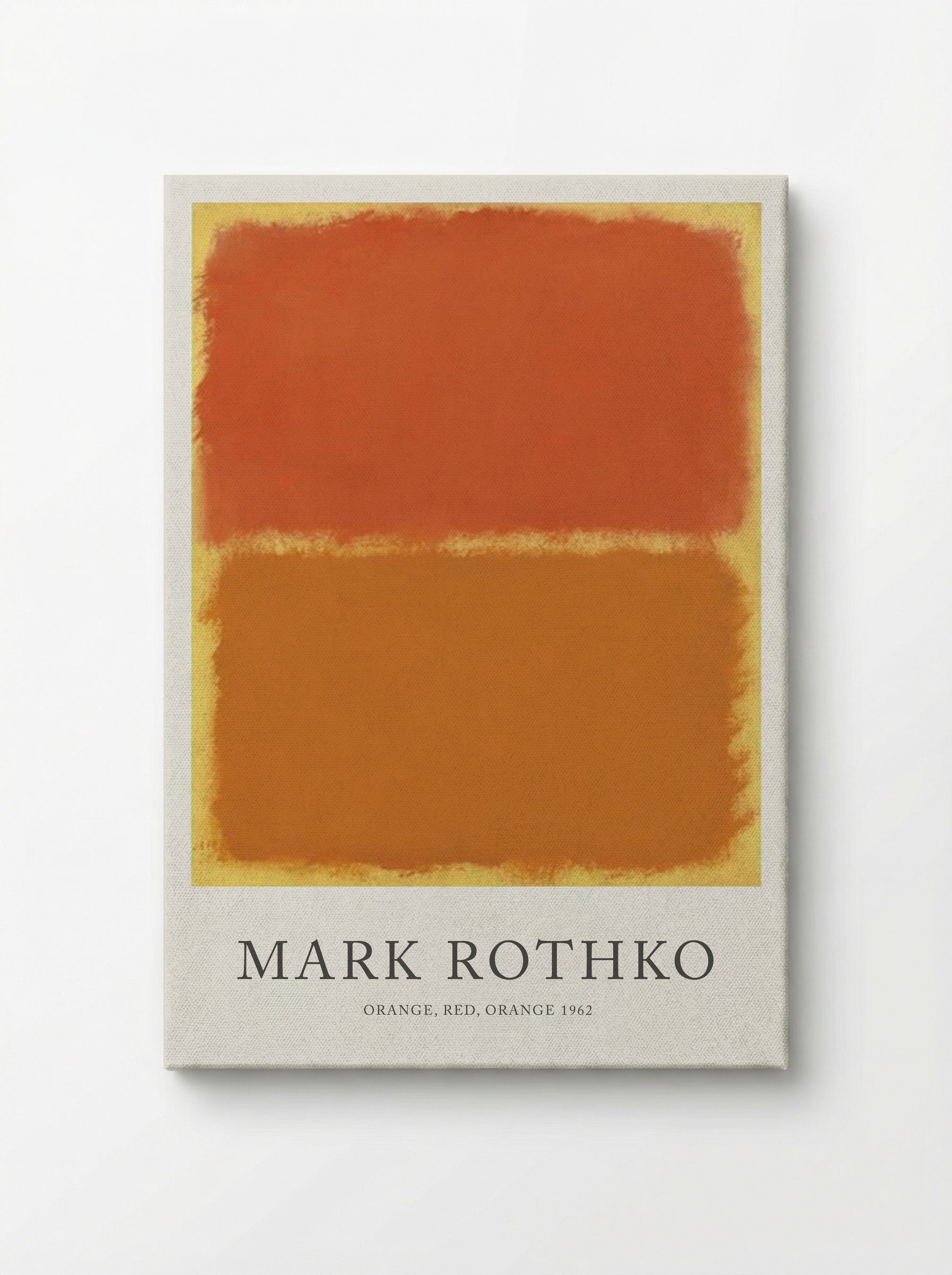 Orange, Red, Orange - Mark Rothko - Canvas