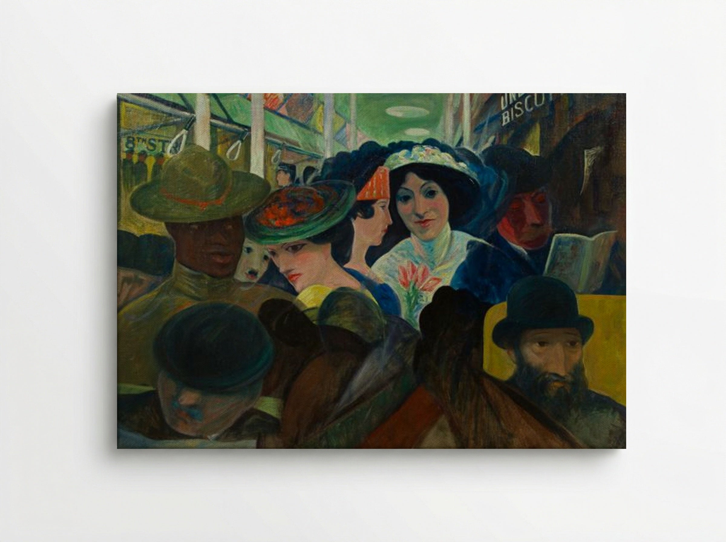 The Subway - Max Weber - Canvas