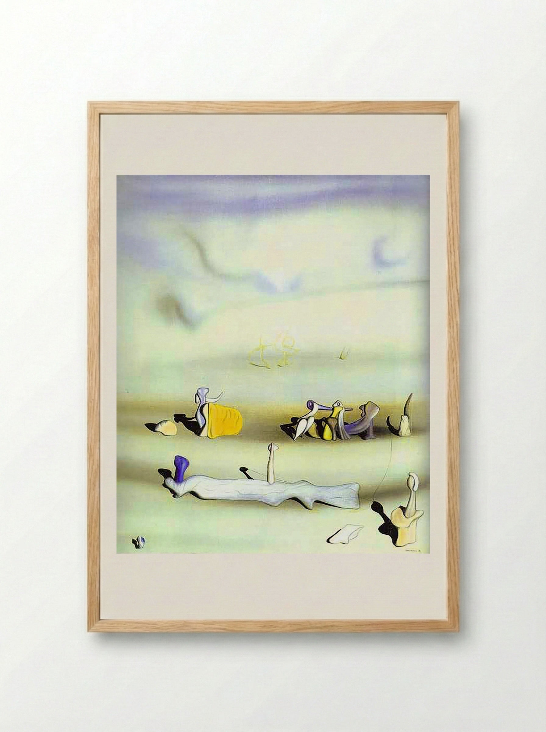 Tomorrow - Yves Tanguy - Framed Print Wood
