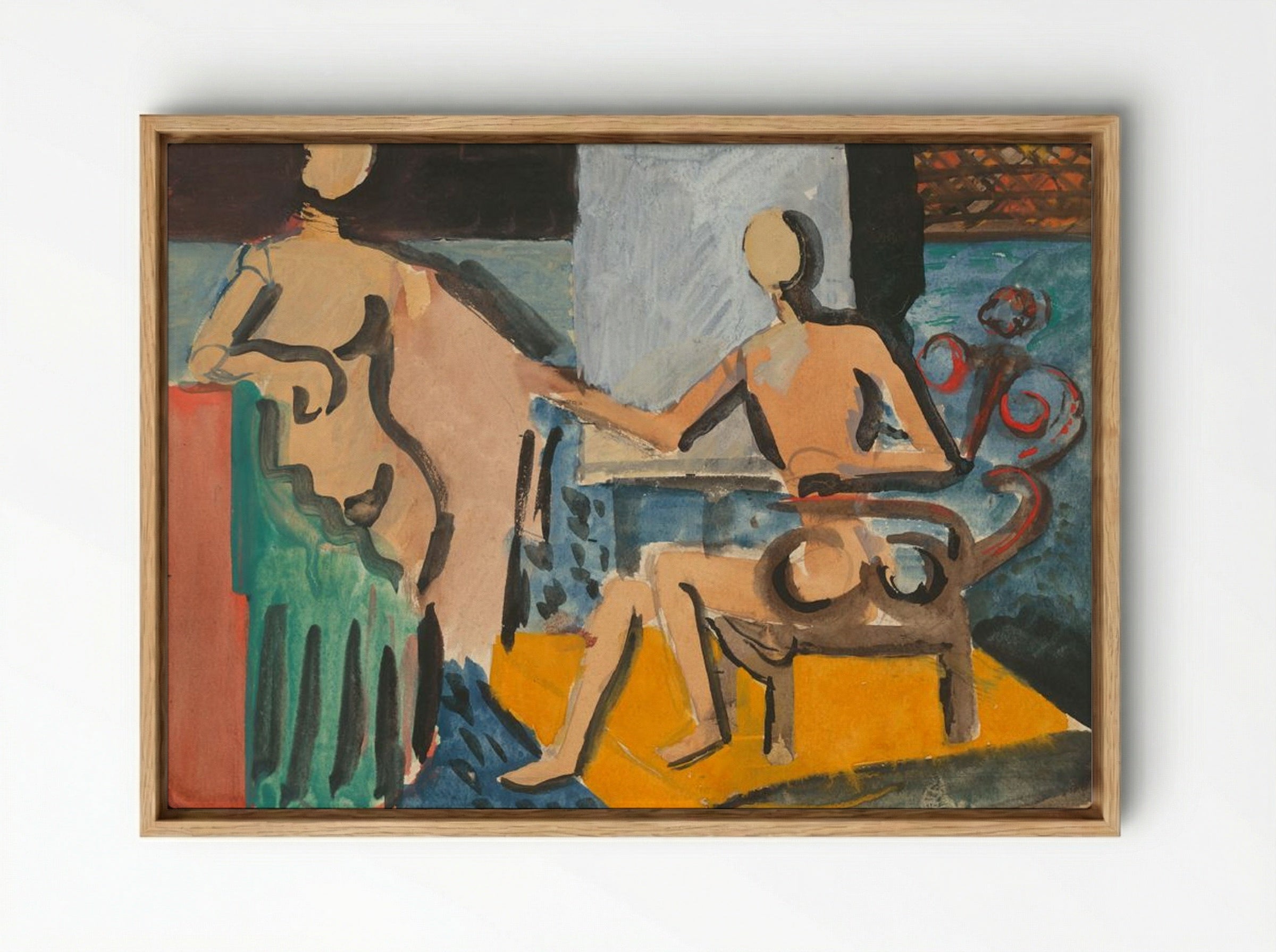 Atelier - Cyprián Majerník - Framed Canvas Wood