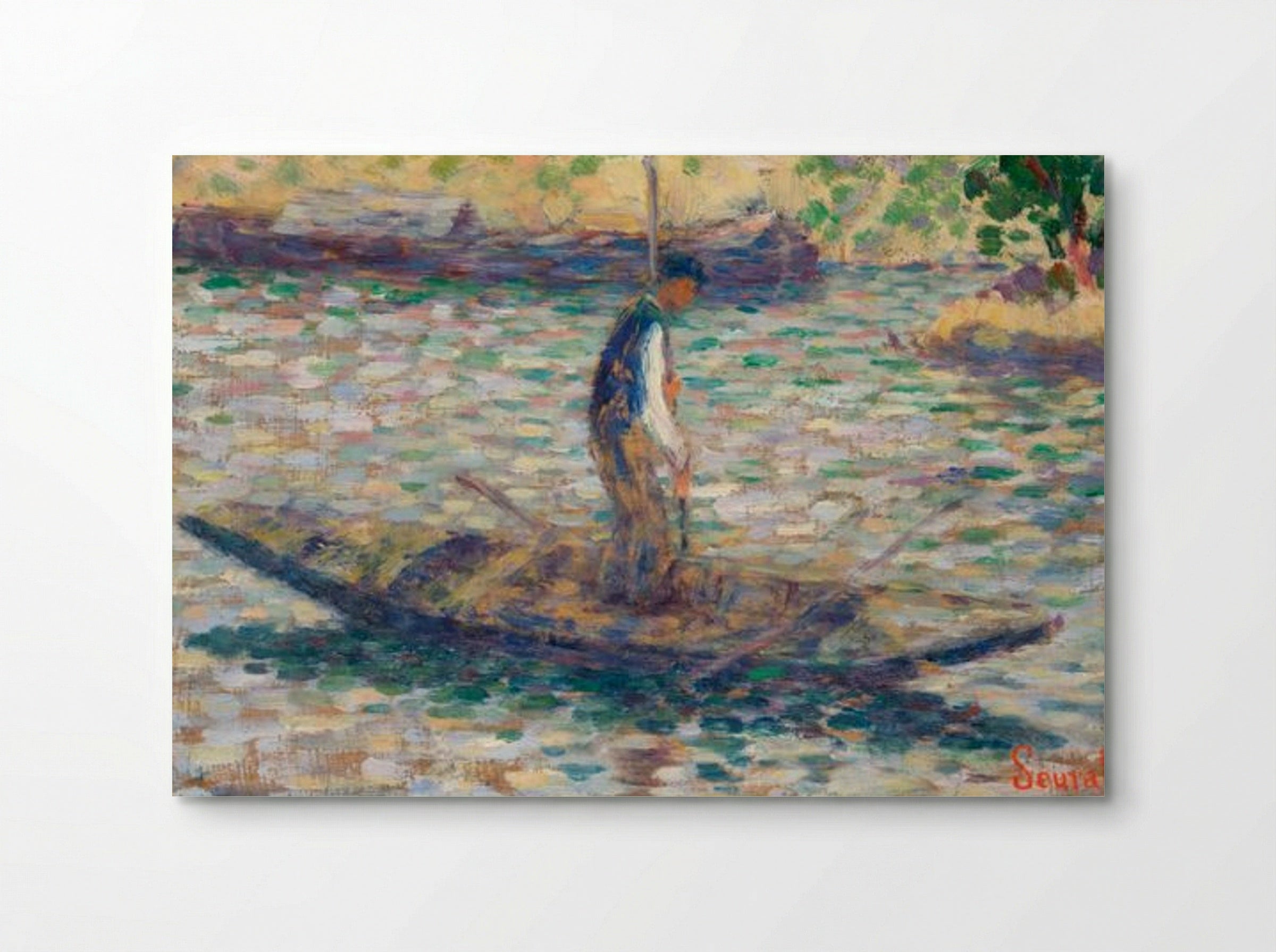 A Fisherman - Georges Seurat - Poster