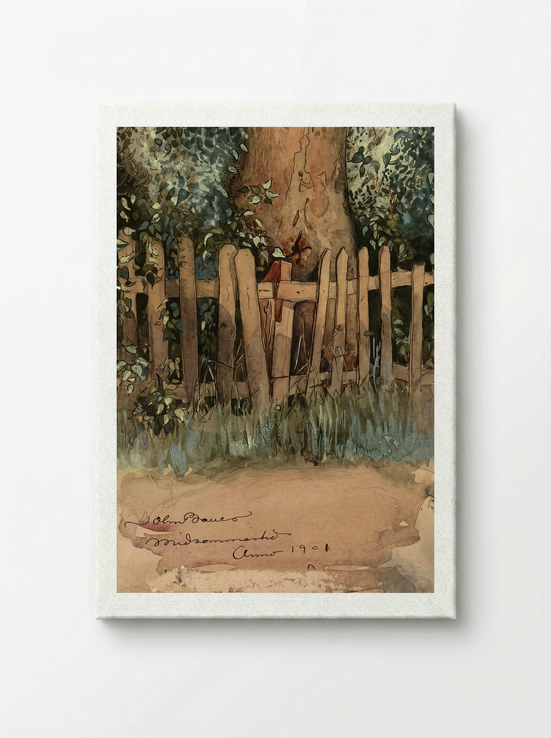 Midsummer Time - John Bauer - Canvas