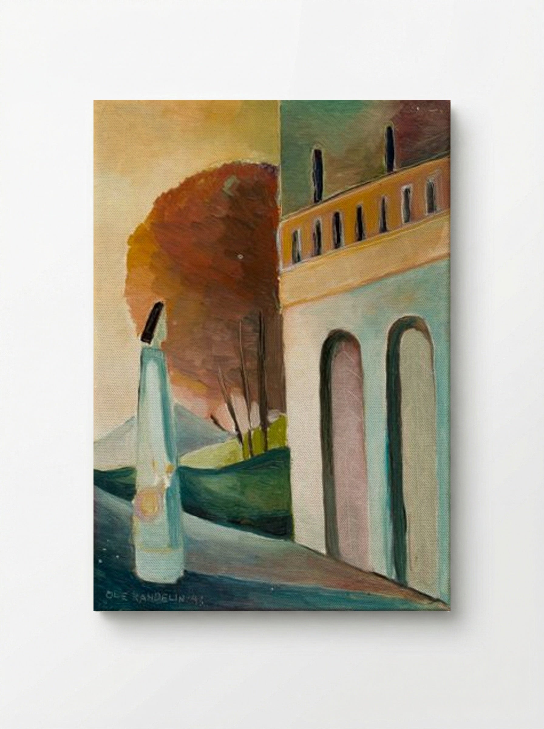 At a Palace Gate - Ole Kandelin - Canvas