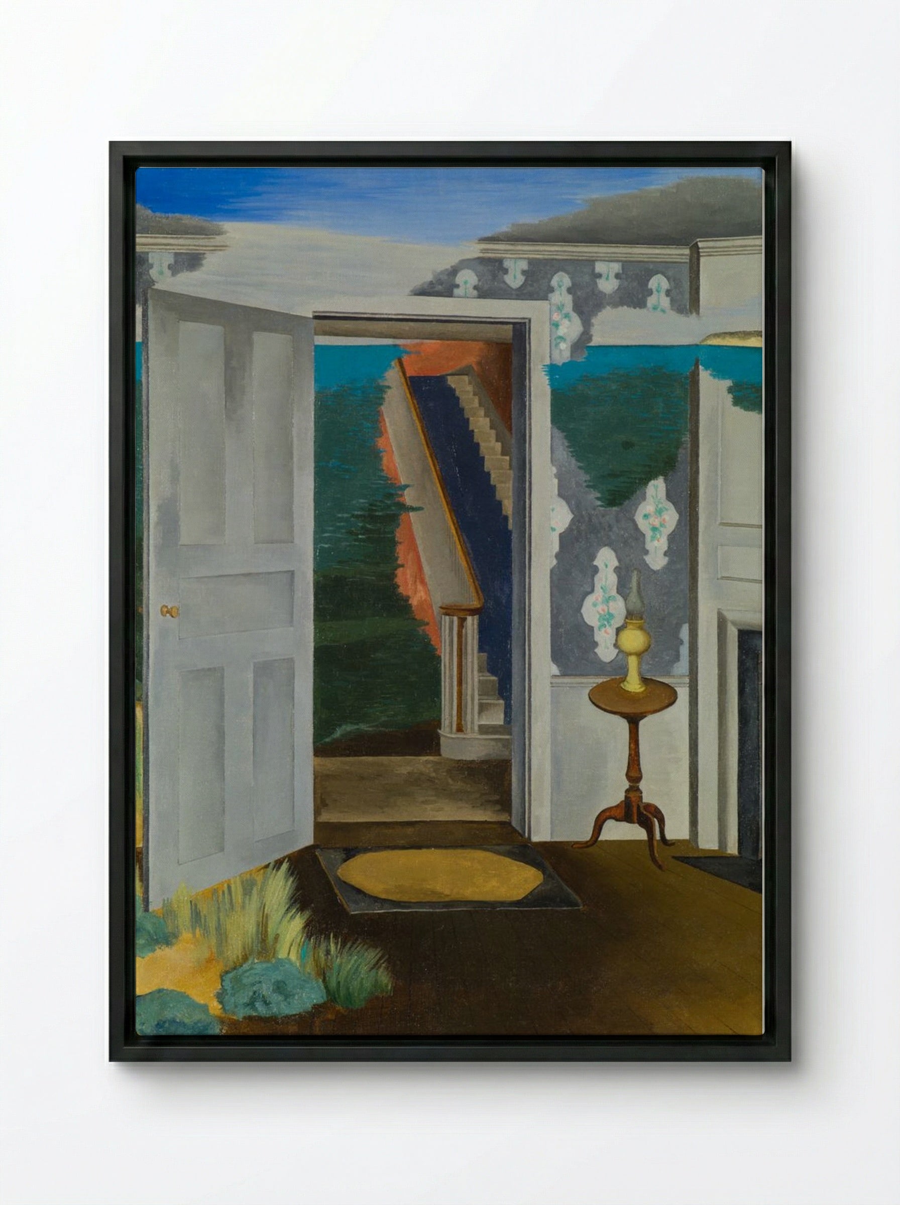 The Persistent Sea, No. 1 - Charles Burchfield - Framed Canvas Black