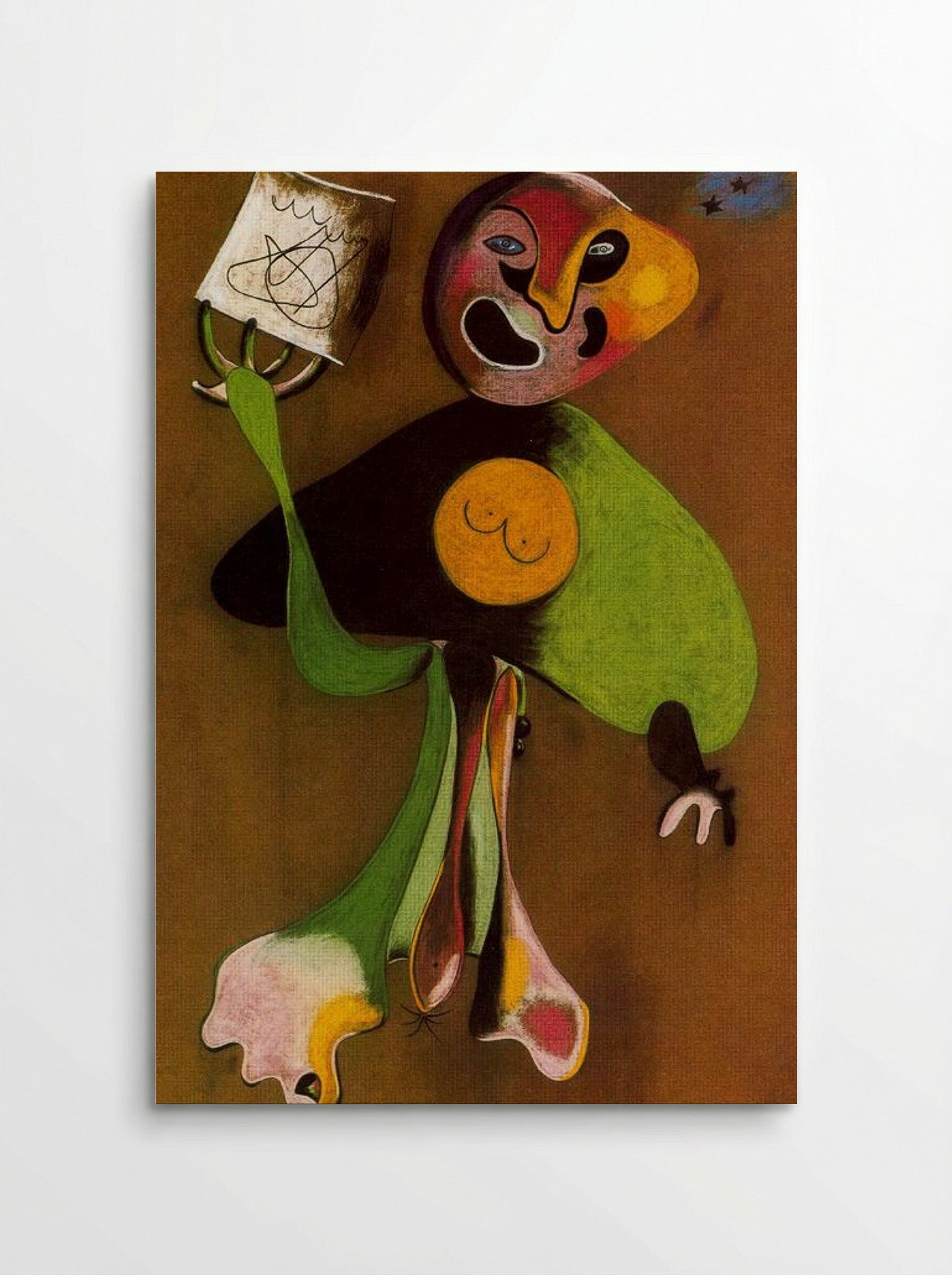 Woman (Opera Singer) - Joan Miró - Poster
