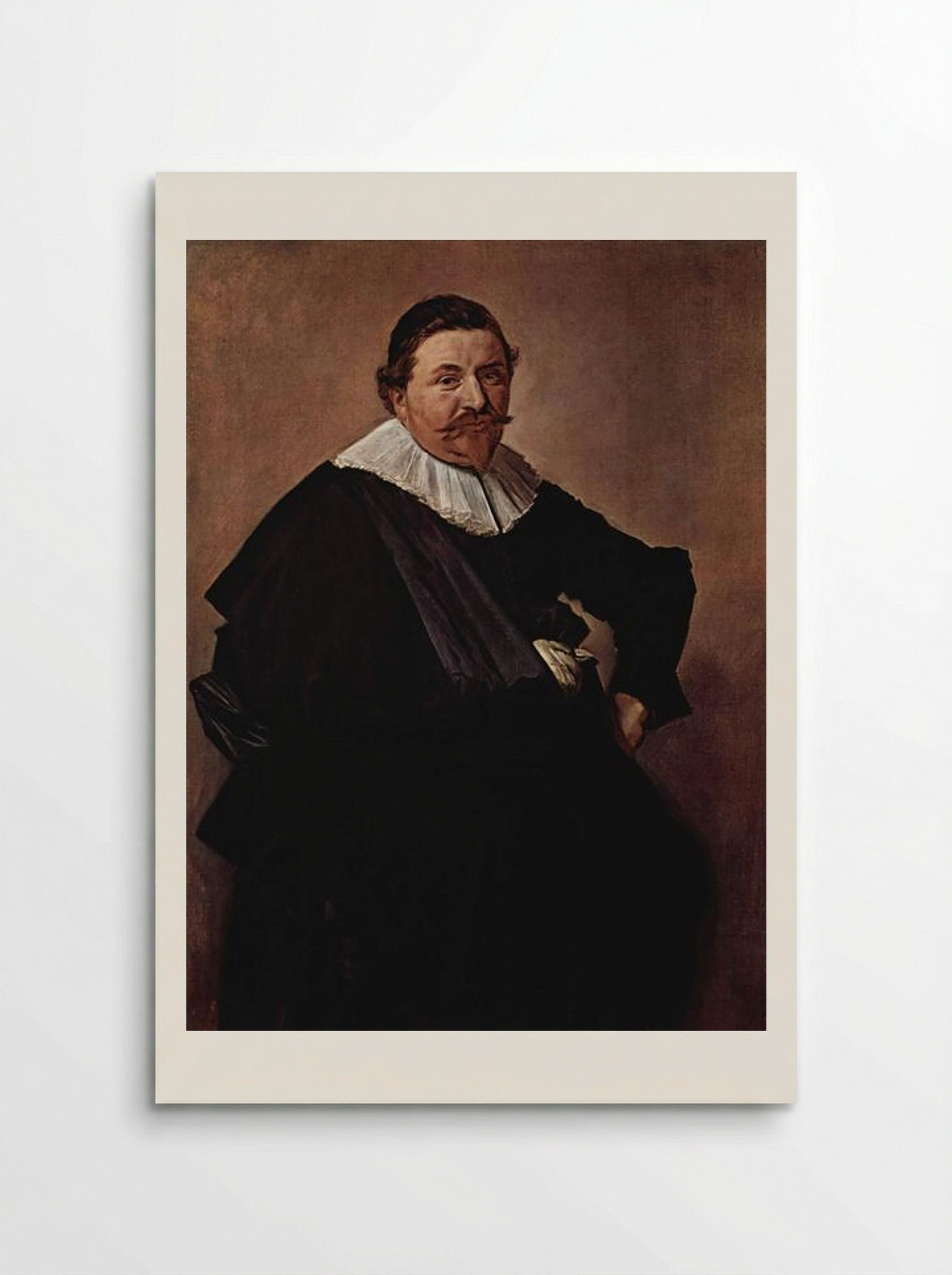 Portret van Lucas de Clercq - Frans Hals - Poster