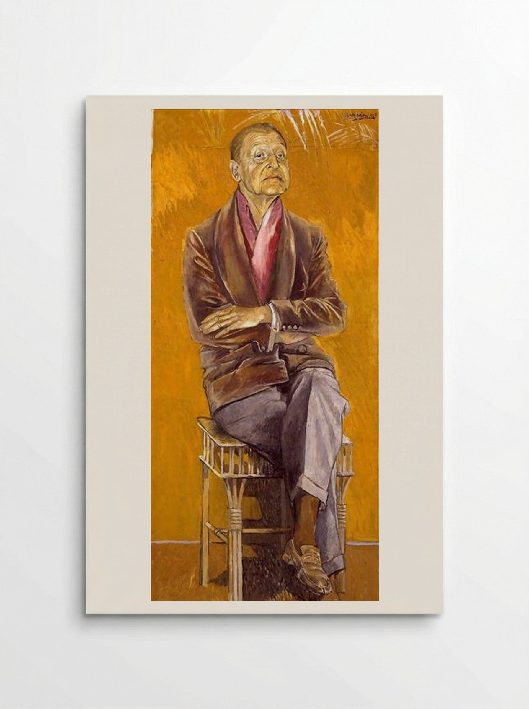 Portrait of Somerset Maugham - Graham Sutherland - Poster