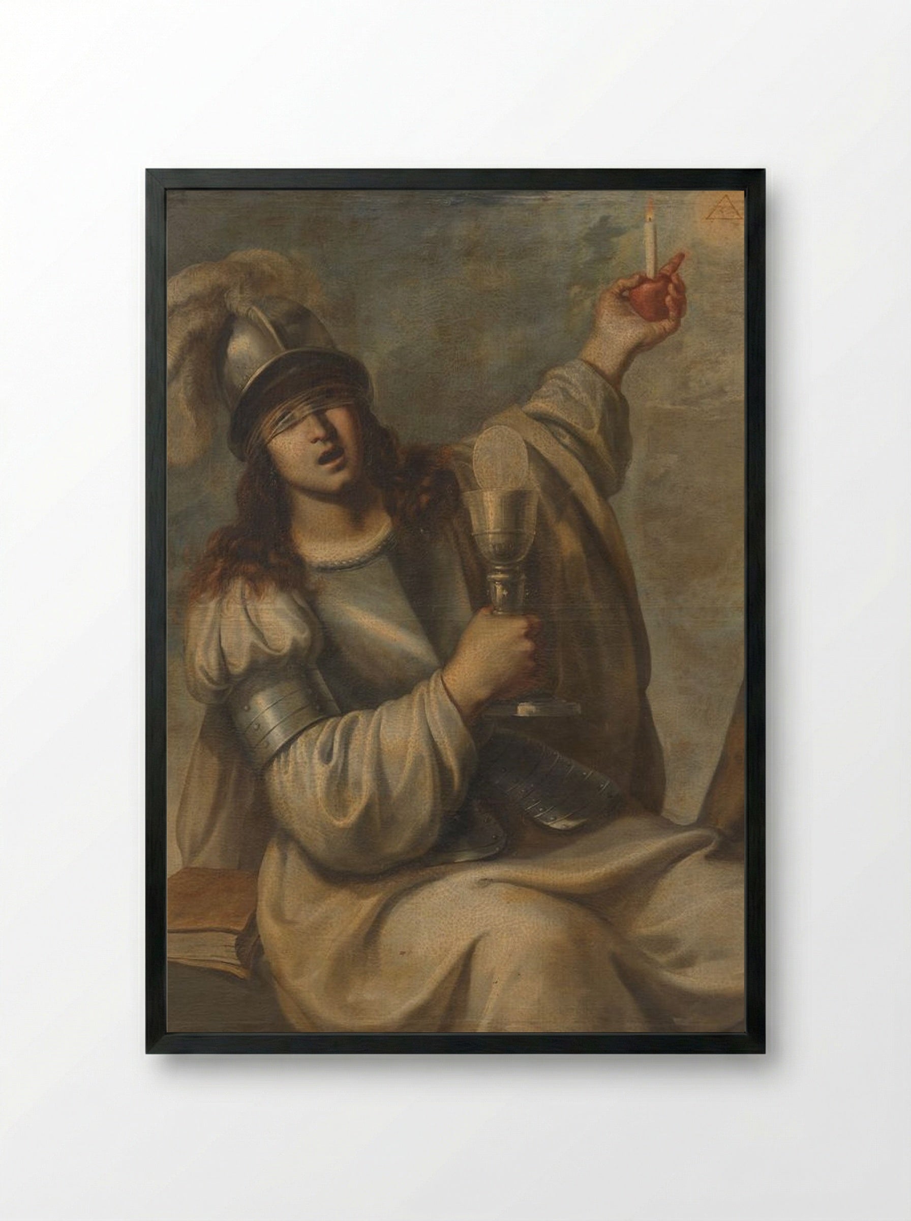 Faith - Guido Reni - Framed Print Black