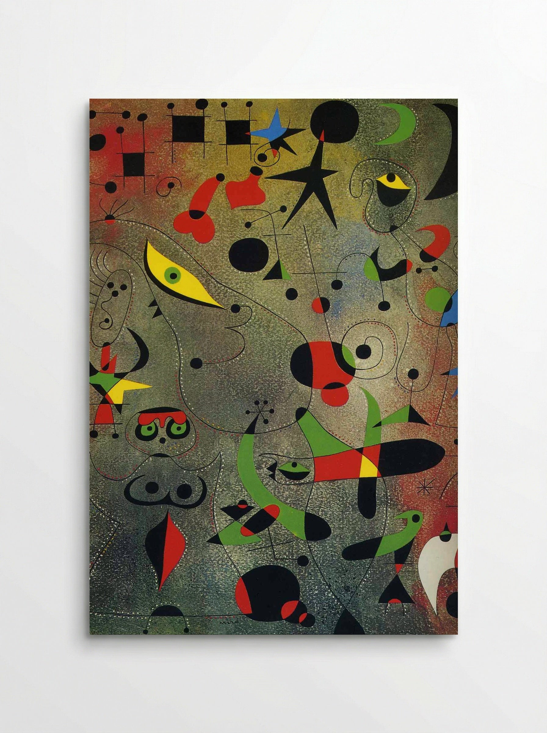 Constellation Awakening at Dawn - Joan Miró - Poster