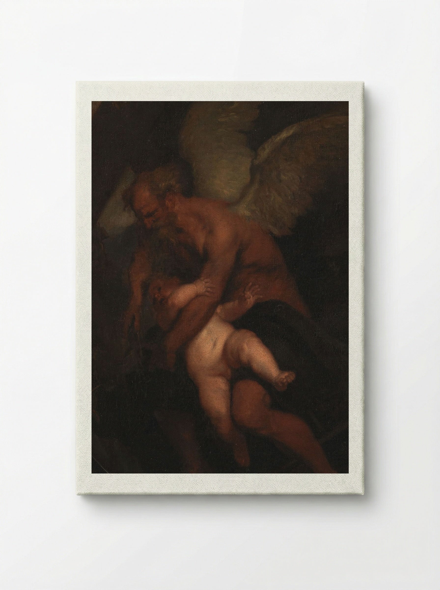 The Time that Clips Cupid's Wings - Caspar Netscher - Canvas