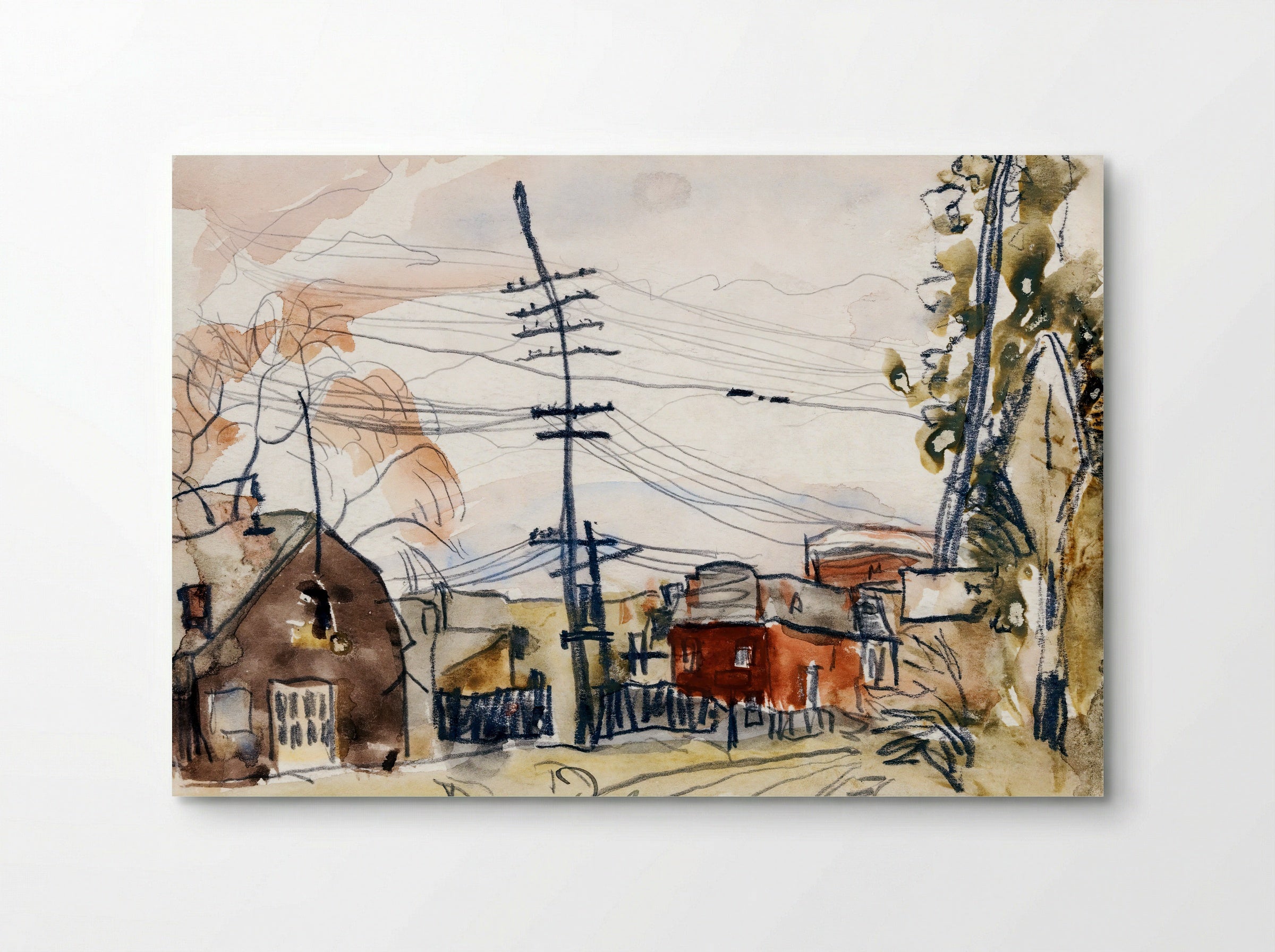 Fall Brook Railroad - Arthur Dove - Poster
