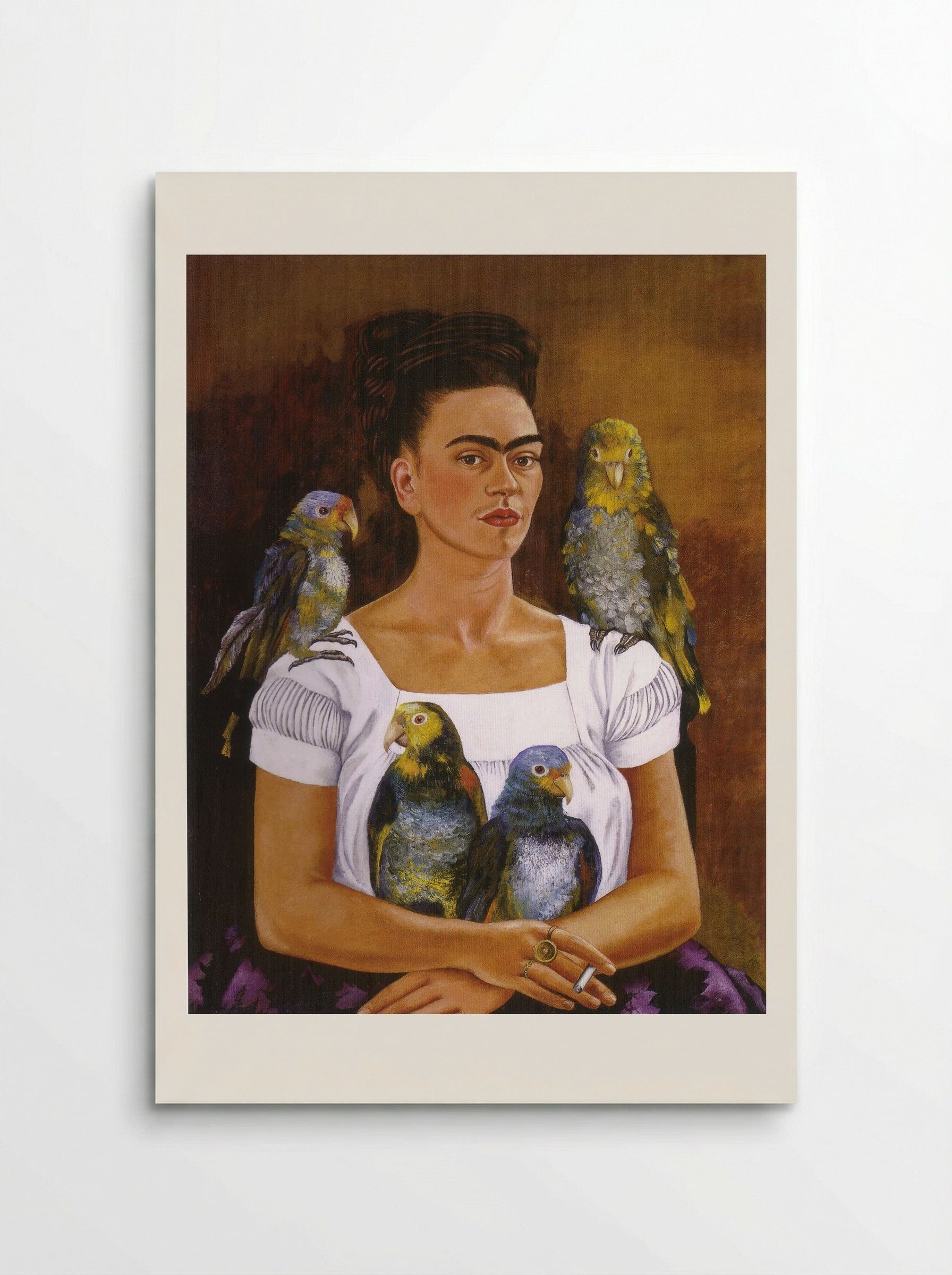 Me and My Parrots - Frida Kahlo - Poster