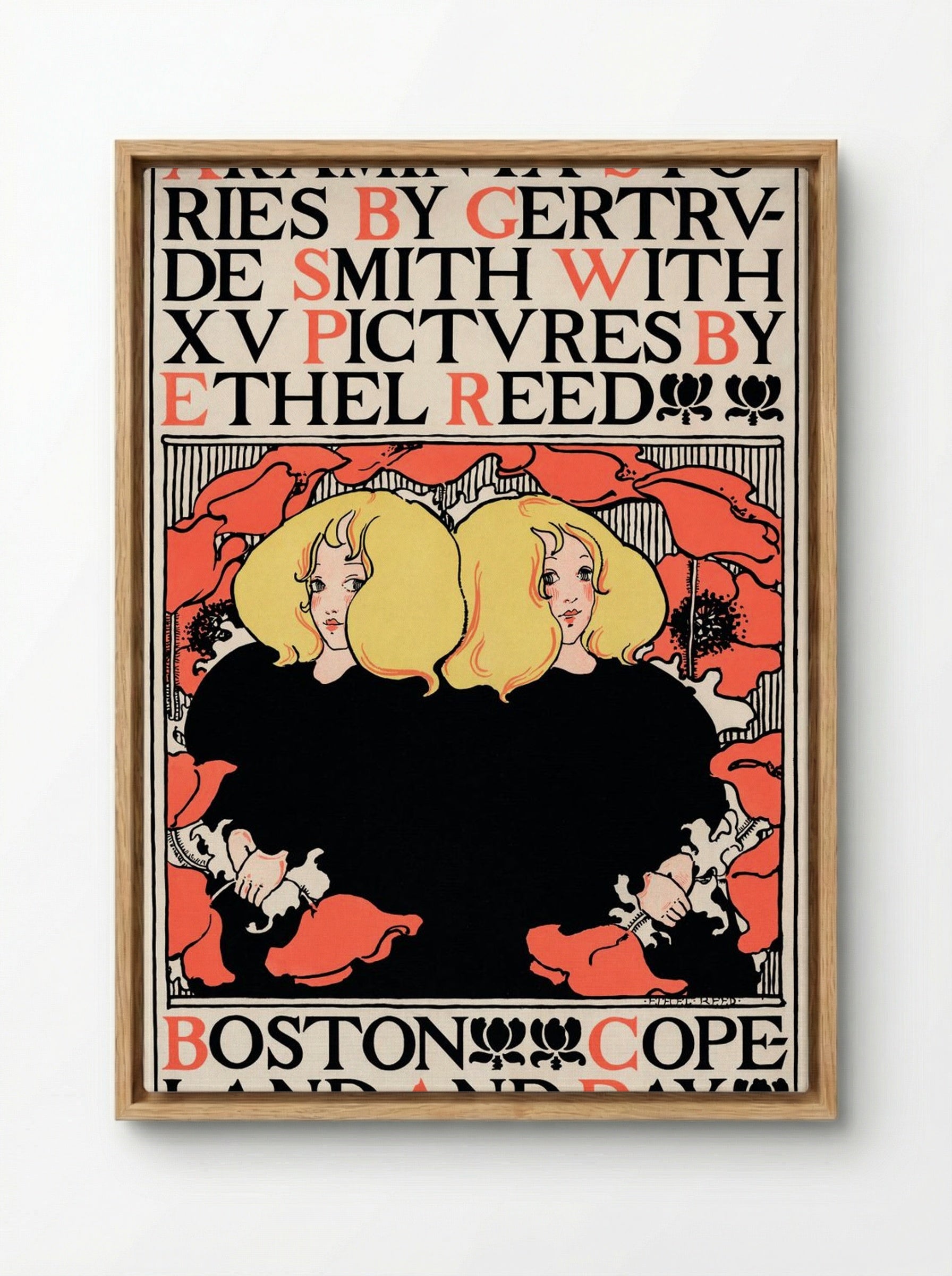 Arabella and Araminta Stories - Ethel Reed - Framed Canvas Wood