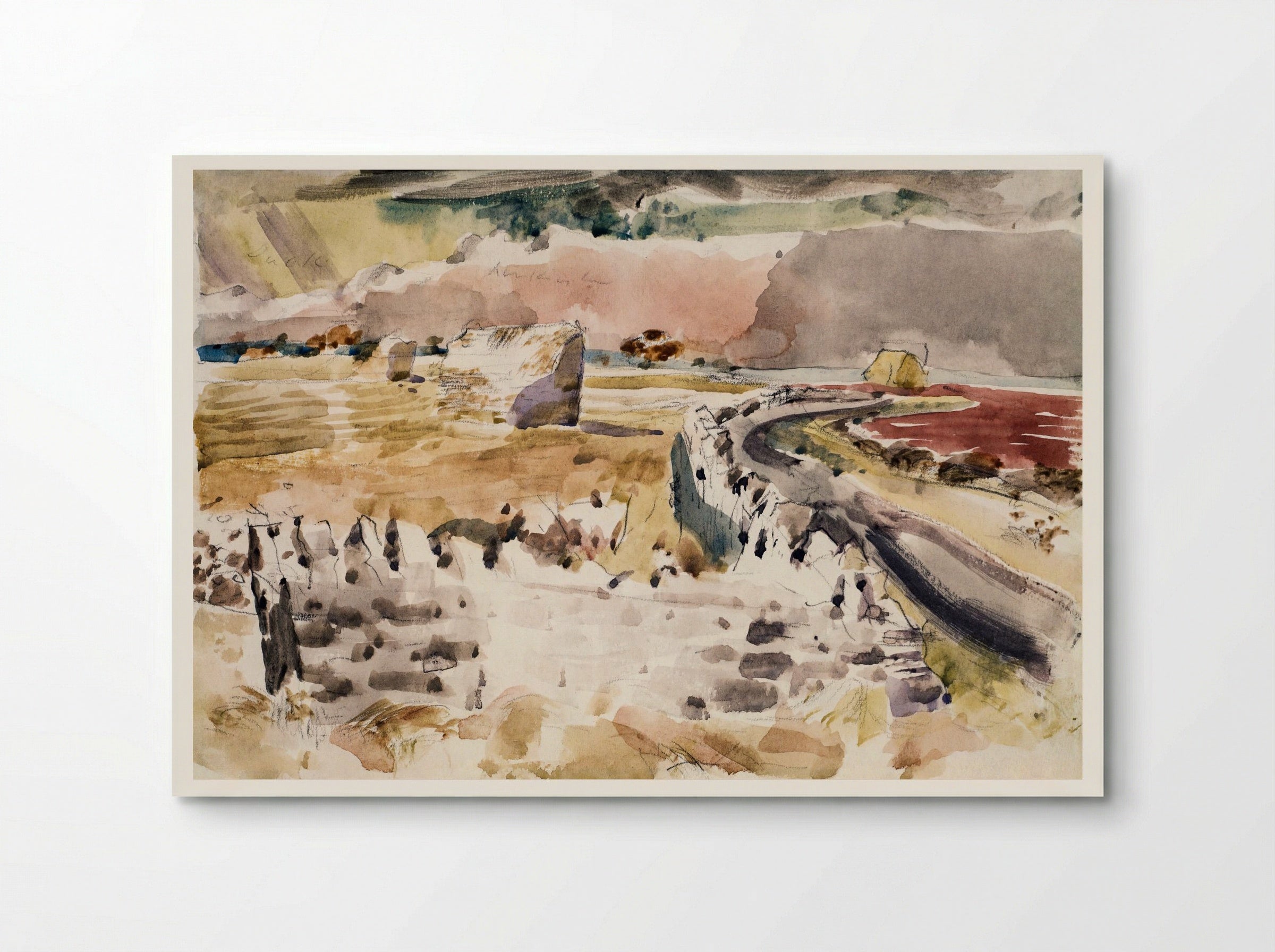 Oxfordshire Landscape - Paul Nash - Poster