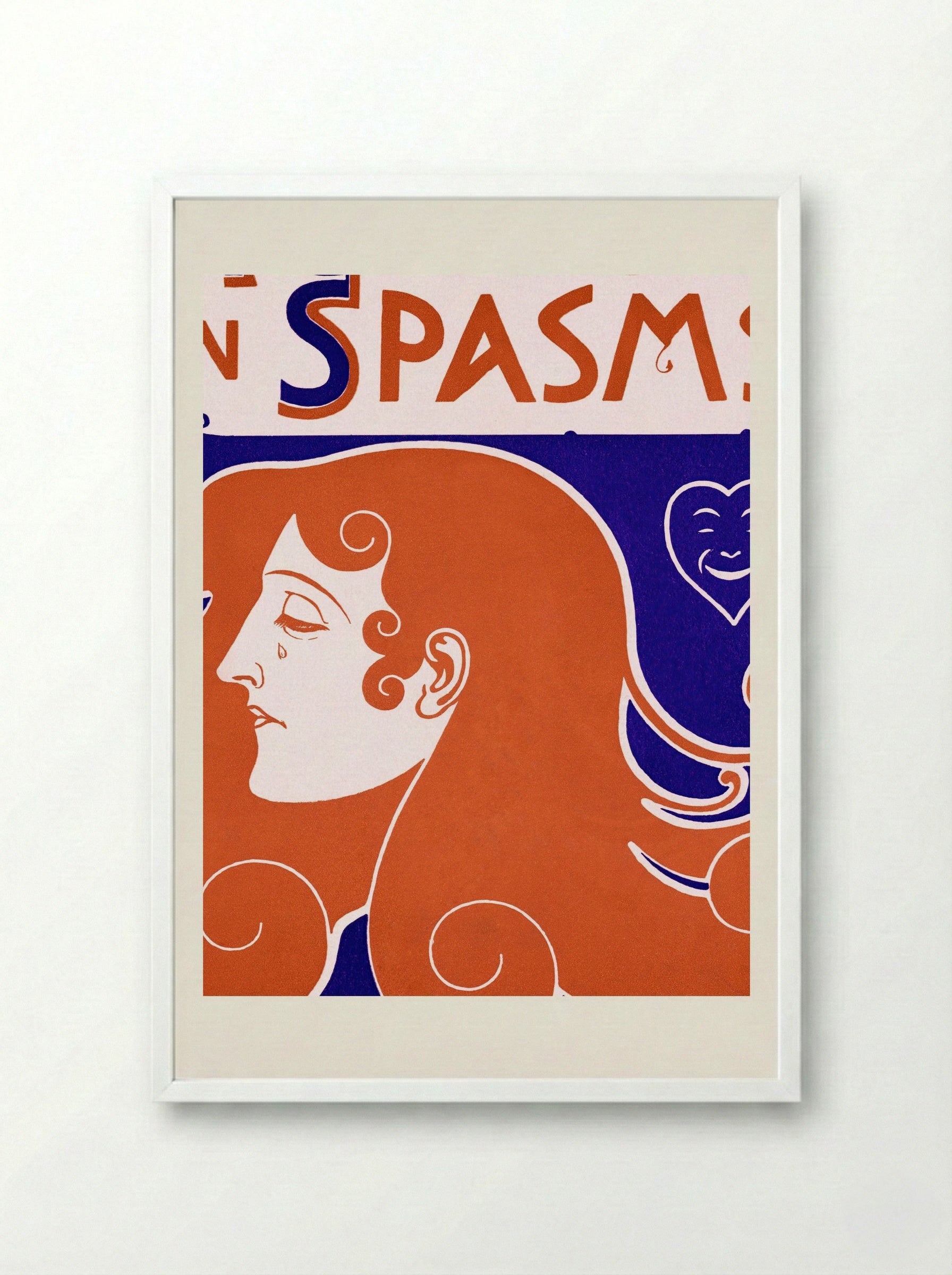 A Comedy in Spasms - Iota (Kathleen Mannington Hunt Caffyn) - Framed Print White