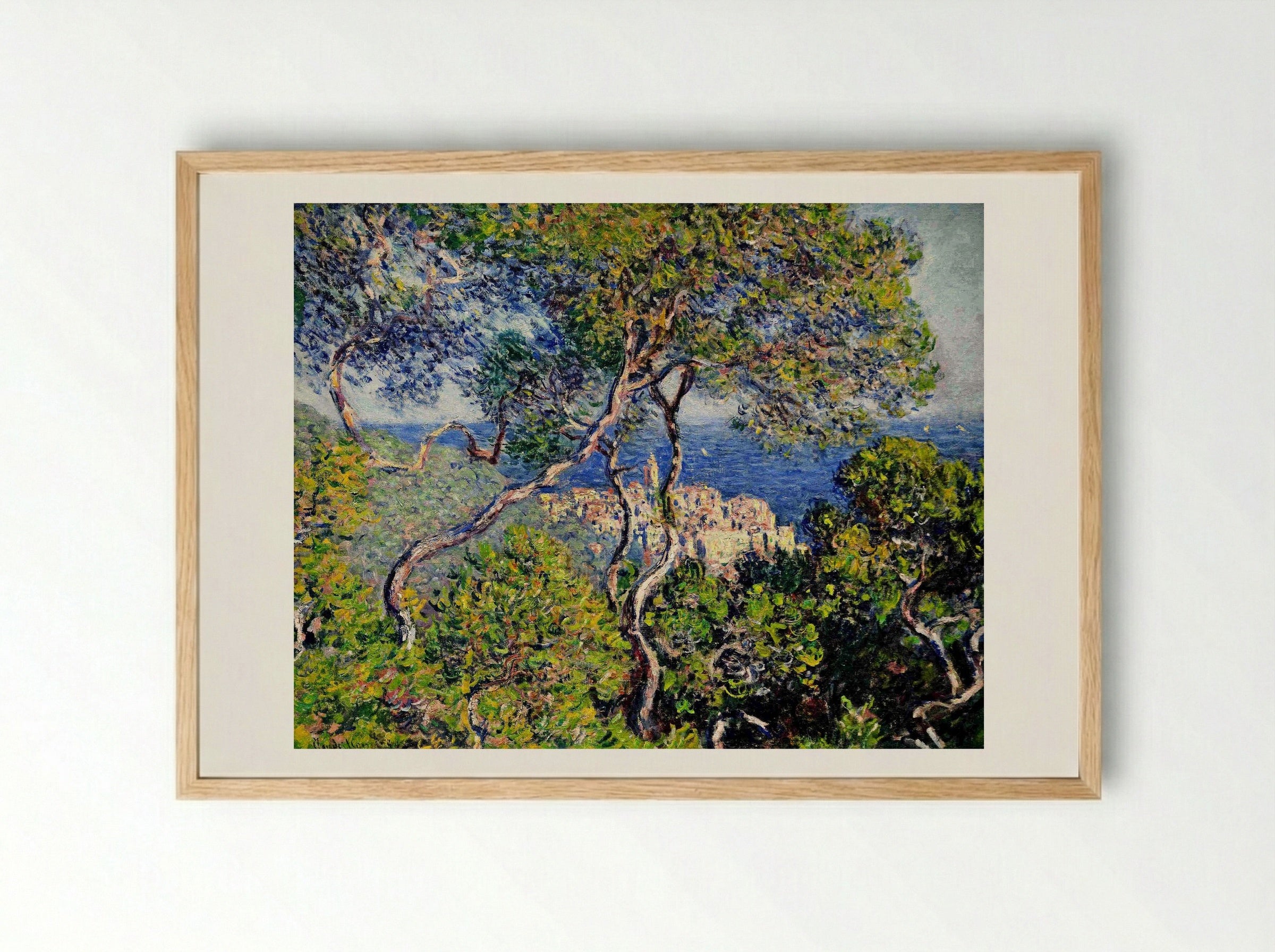 Bordighera - Claude Monet - Framed Print Wood