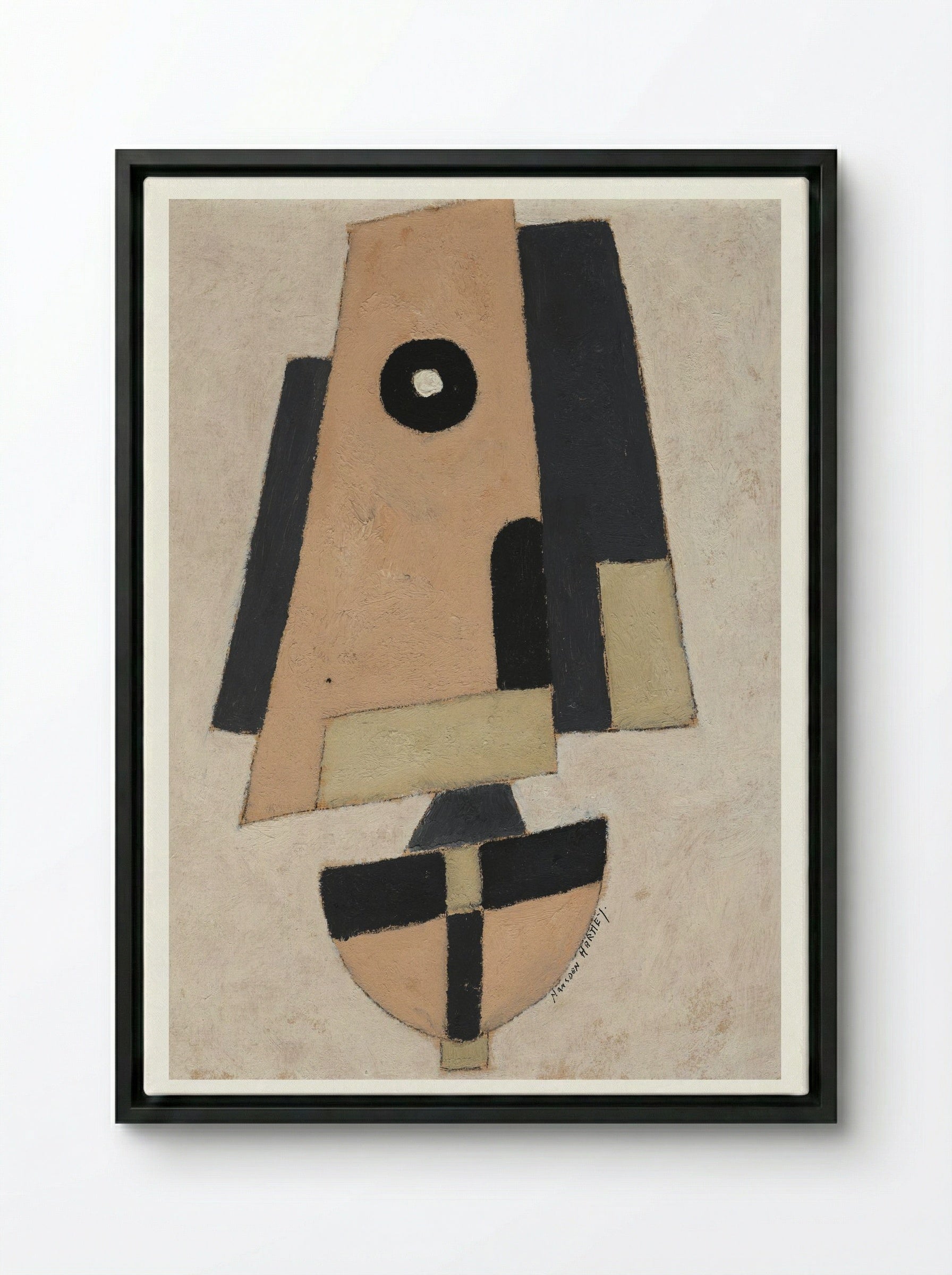Movement, Bermuda - Marsden Hartley - Framed Canvas Black