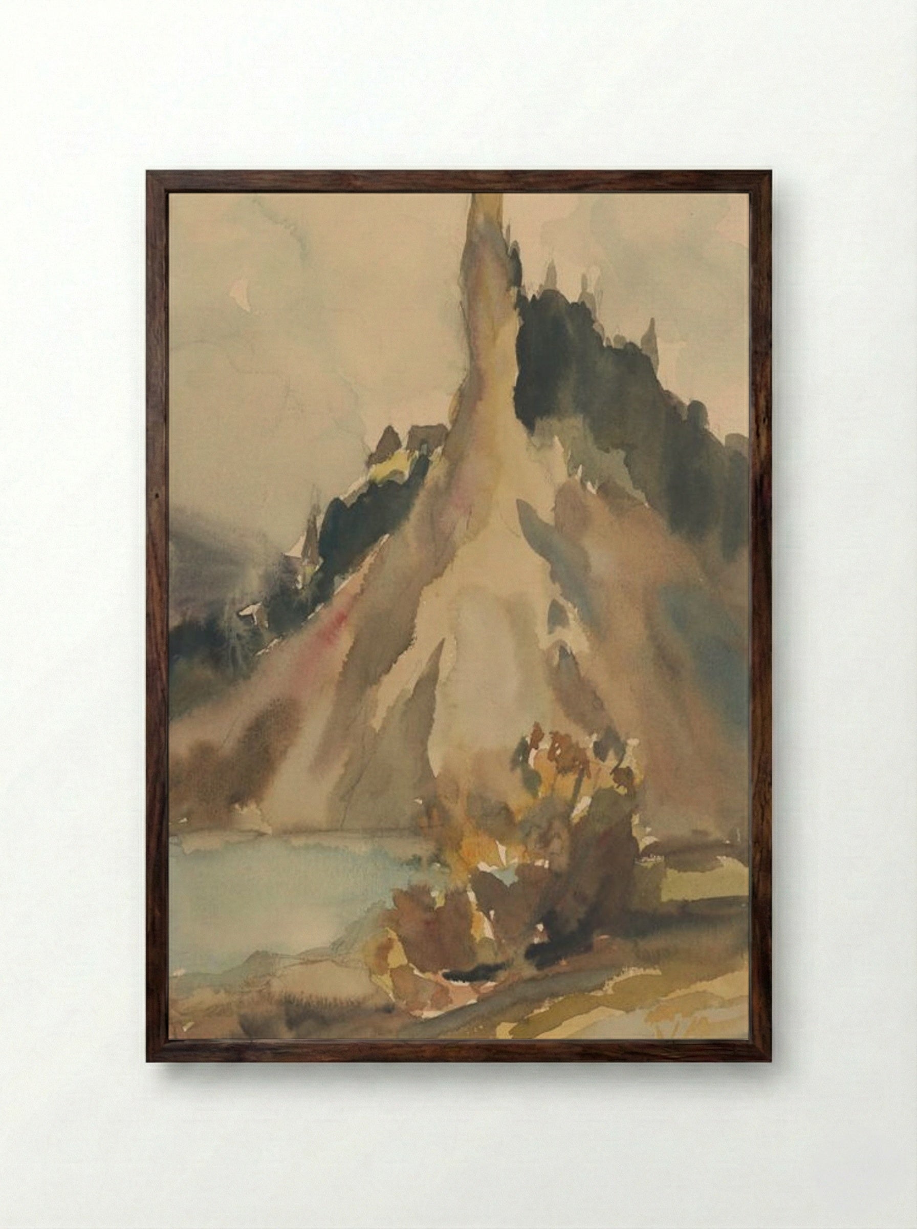 Orava - Zolo Palugyay - Framed Print Dark Wood