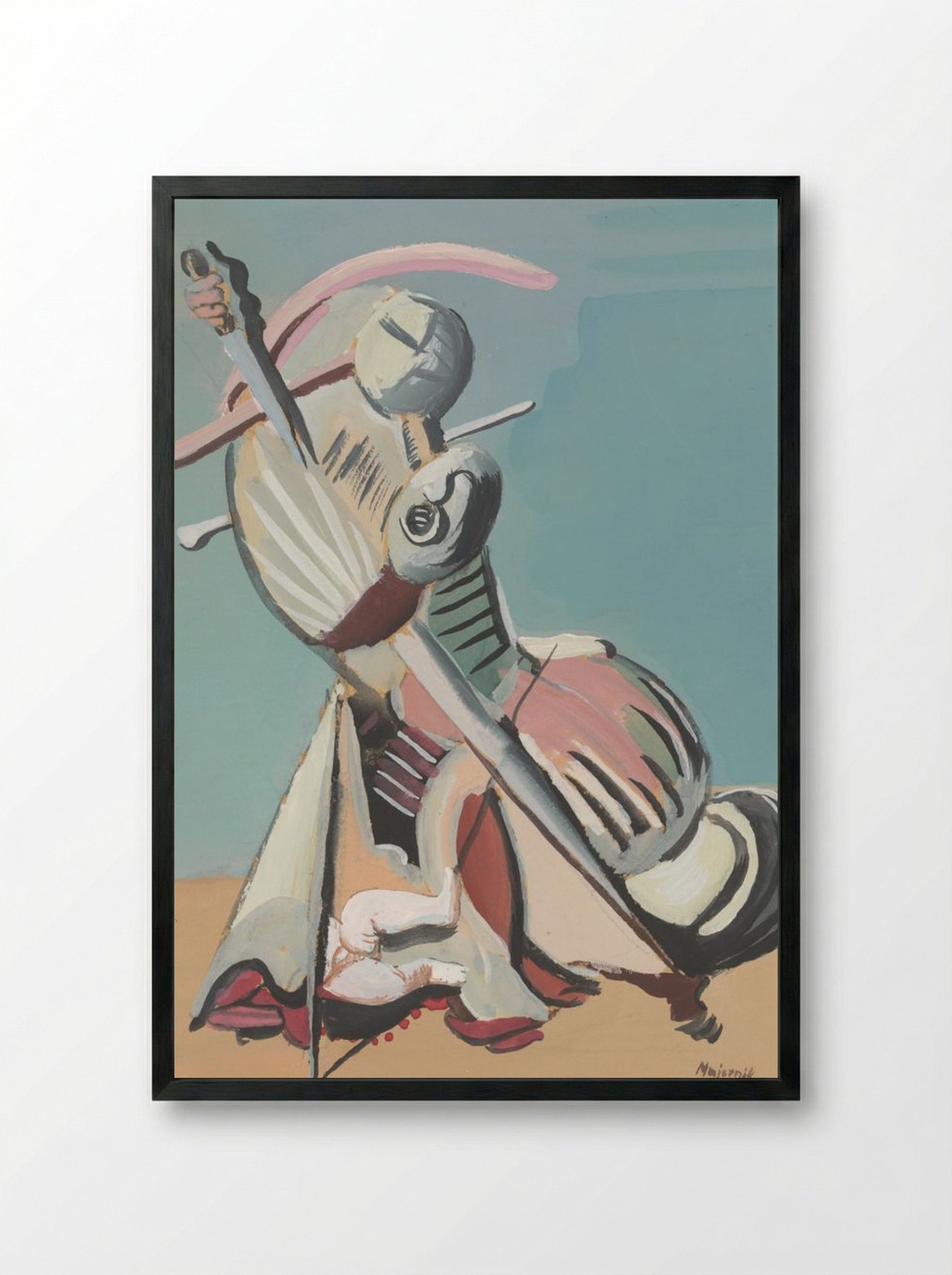 Massacre of the Innocents - Cyprián Majerník - Framed Print Black