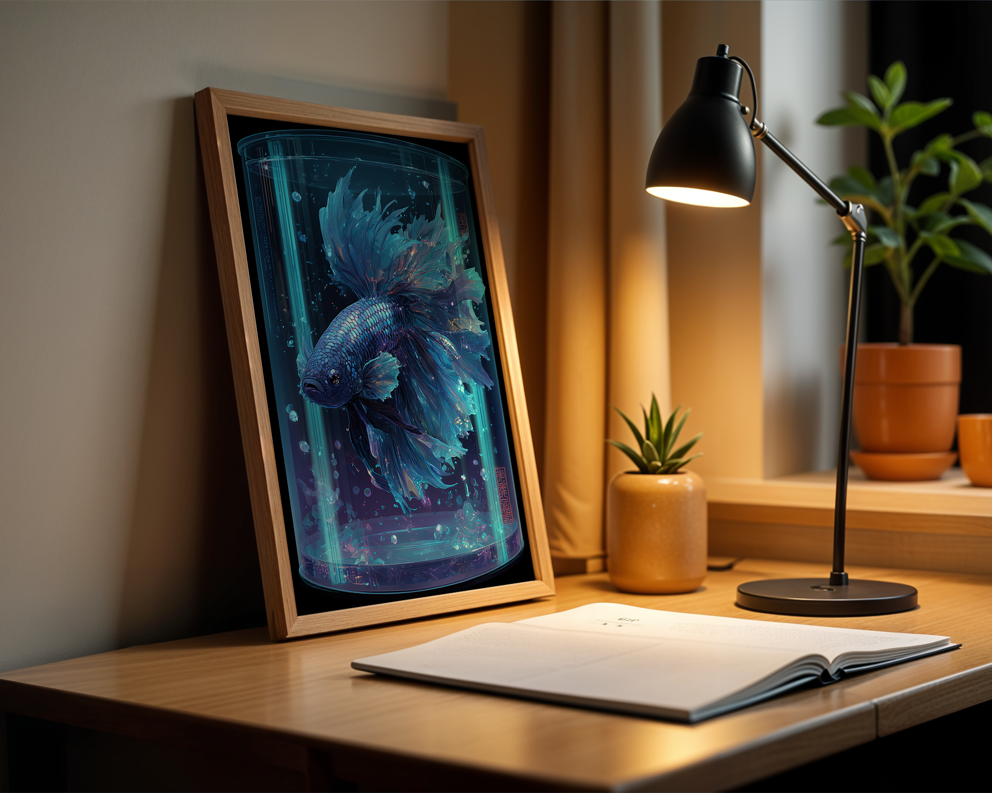 neon-betta-no5-deep-current-blue mockup