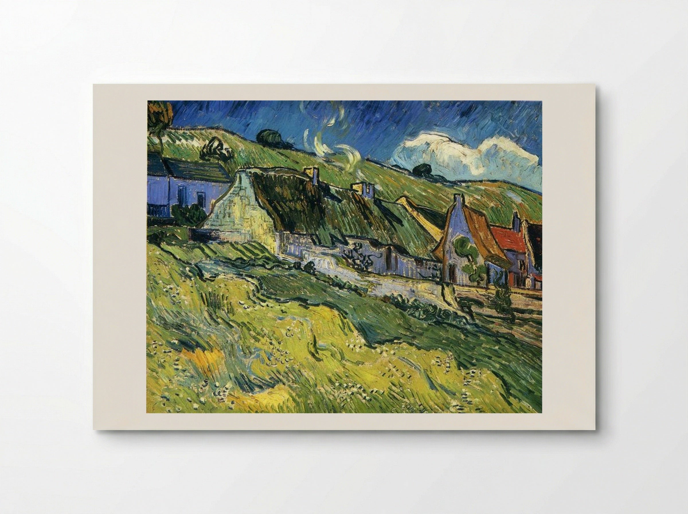 A Group of Cottages - Vincent van Gogh - Poster
