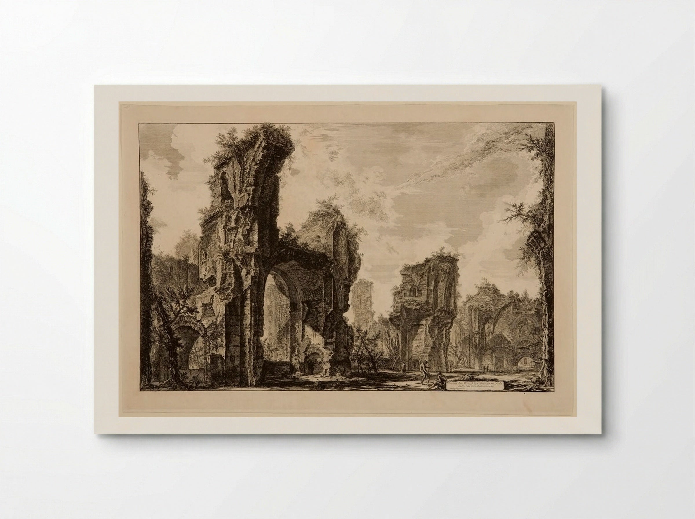 The Baths of Caracalla: Interior of Central Hall - Giovanni Battista Piranesi - Poster