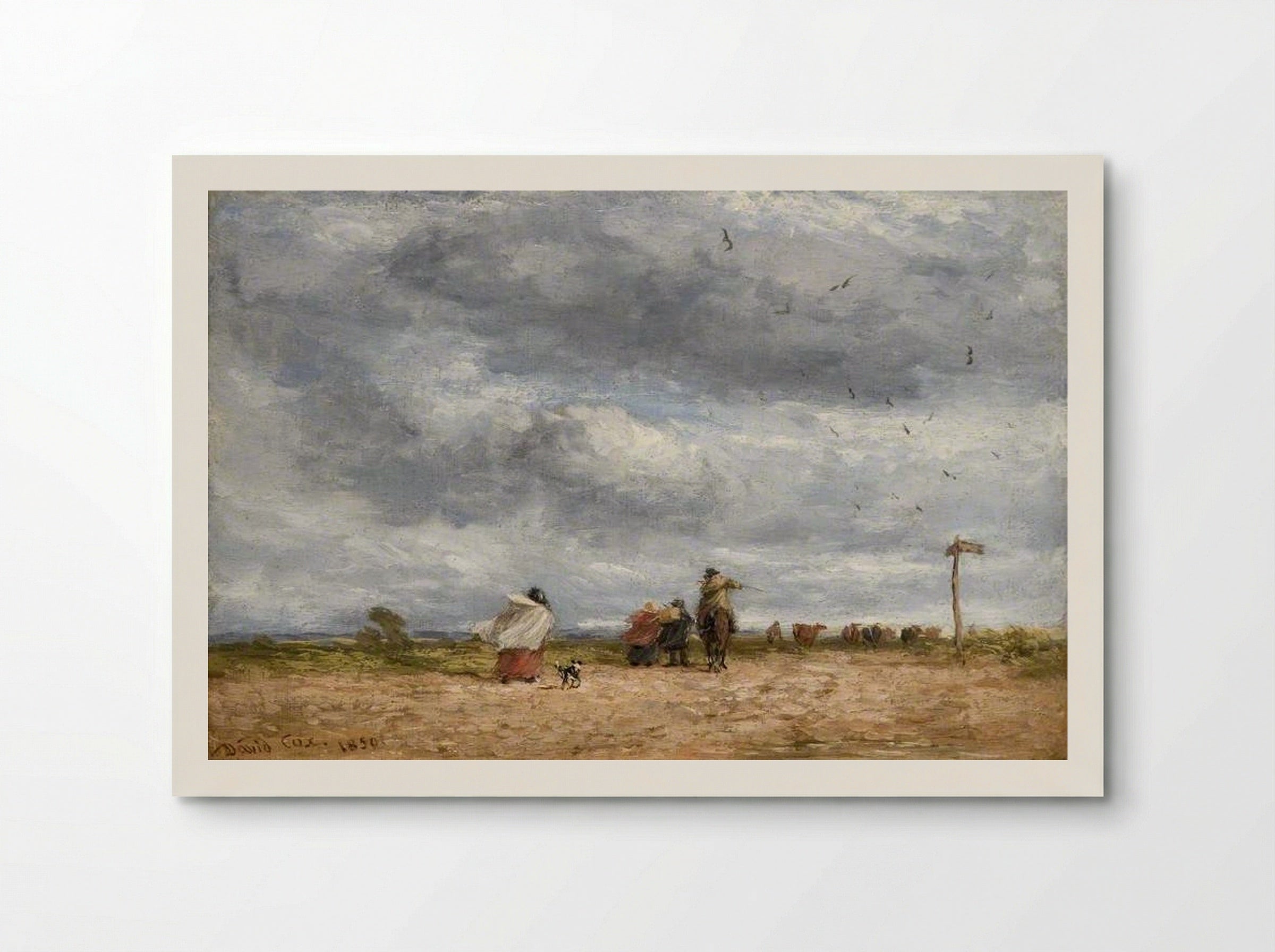 The Cross Roads - David Cox - Poster