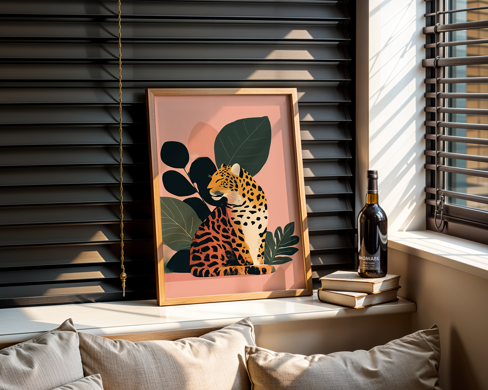still-jungle-leopard-minimalist-art-print mockup