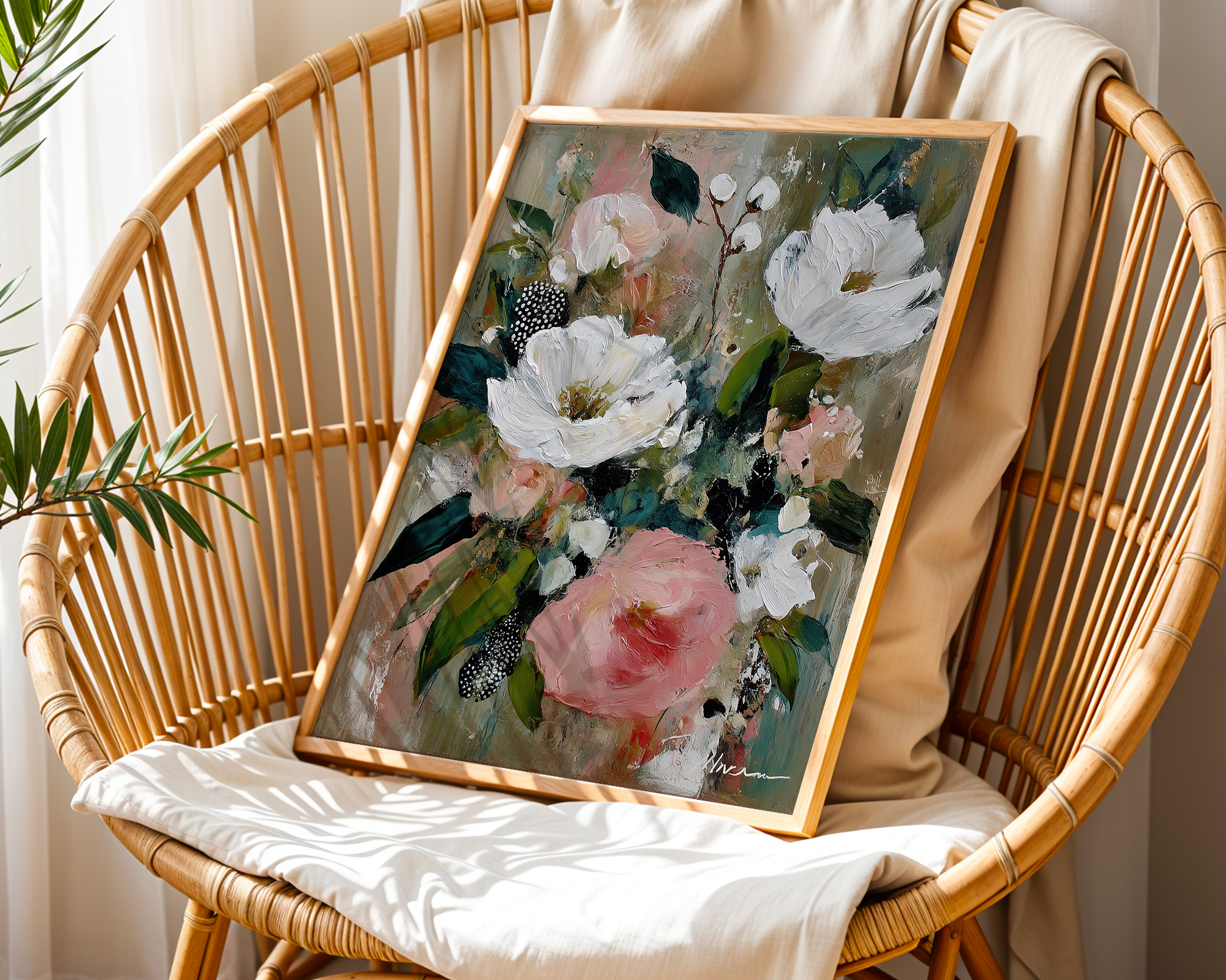 wild-peony-and-cotton-bouquet mockup