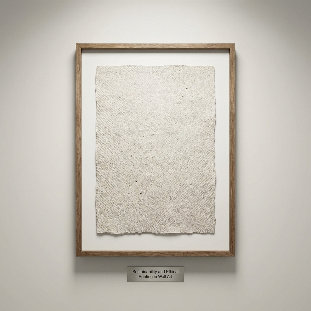 Sustainability and Ethical Printing in Wall Art: A Guide for Conscious Decorators
