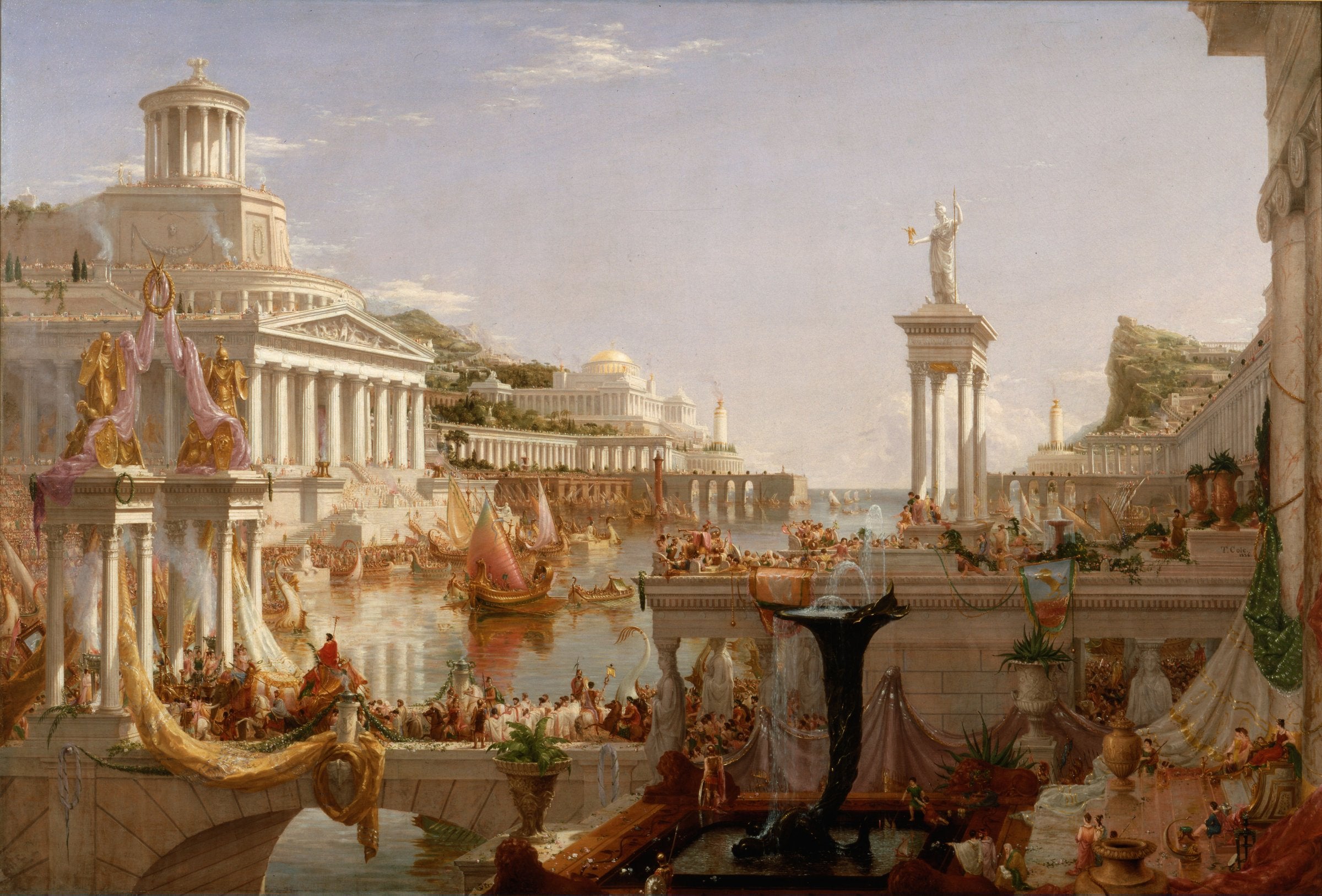 Thomas Cole, The Consummation of Empire, 1836. New-York Historical Society.