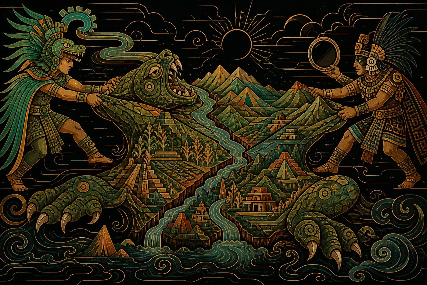 Original illustration for The Creation of the Earth