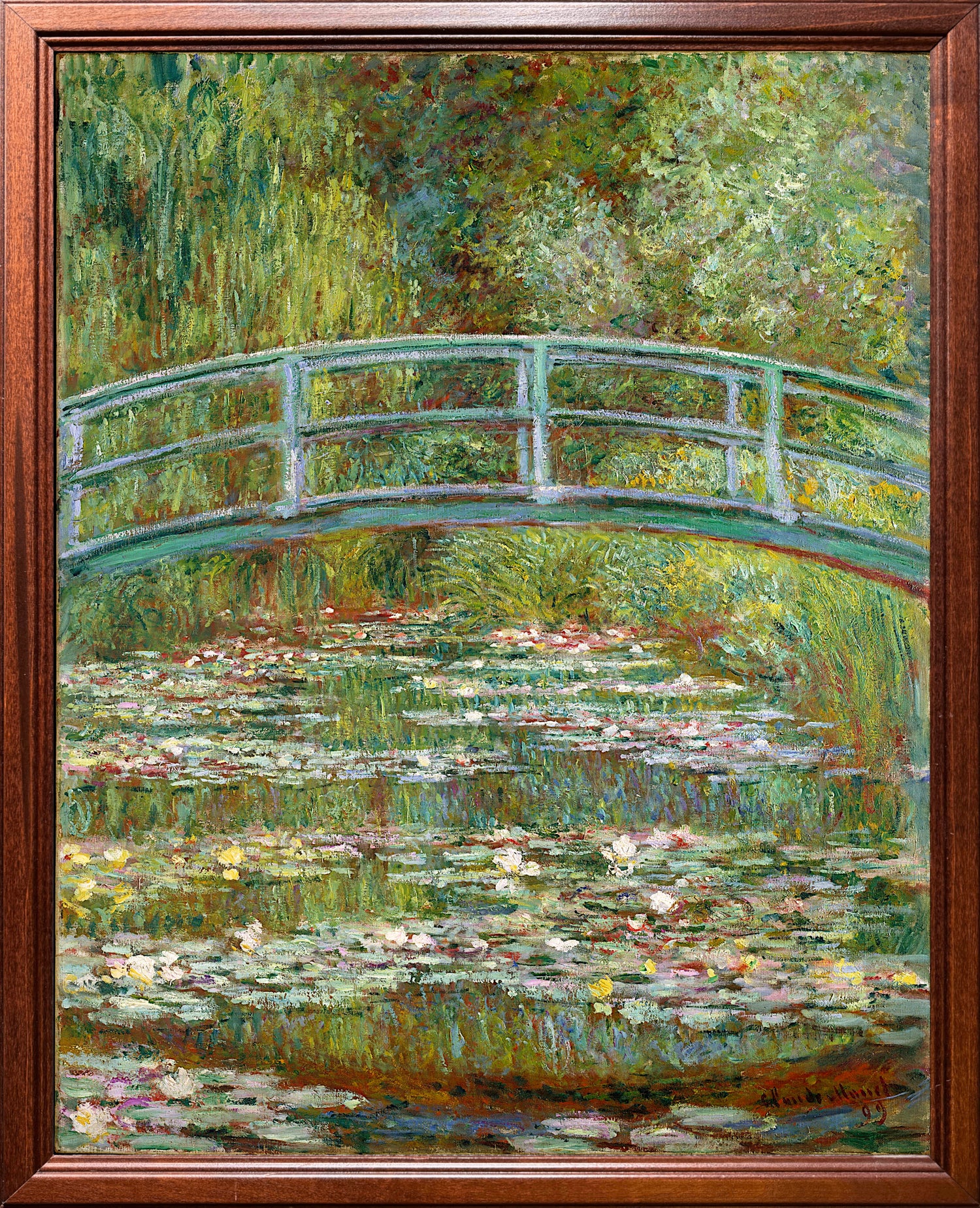 Claude Monet, Bridge over a Pond of Water Lilies, 1899. Oil on canvas. Metropolitan Museum of Art, New York.