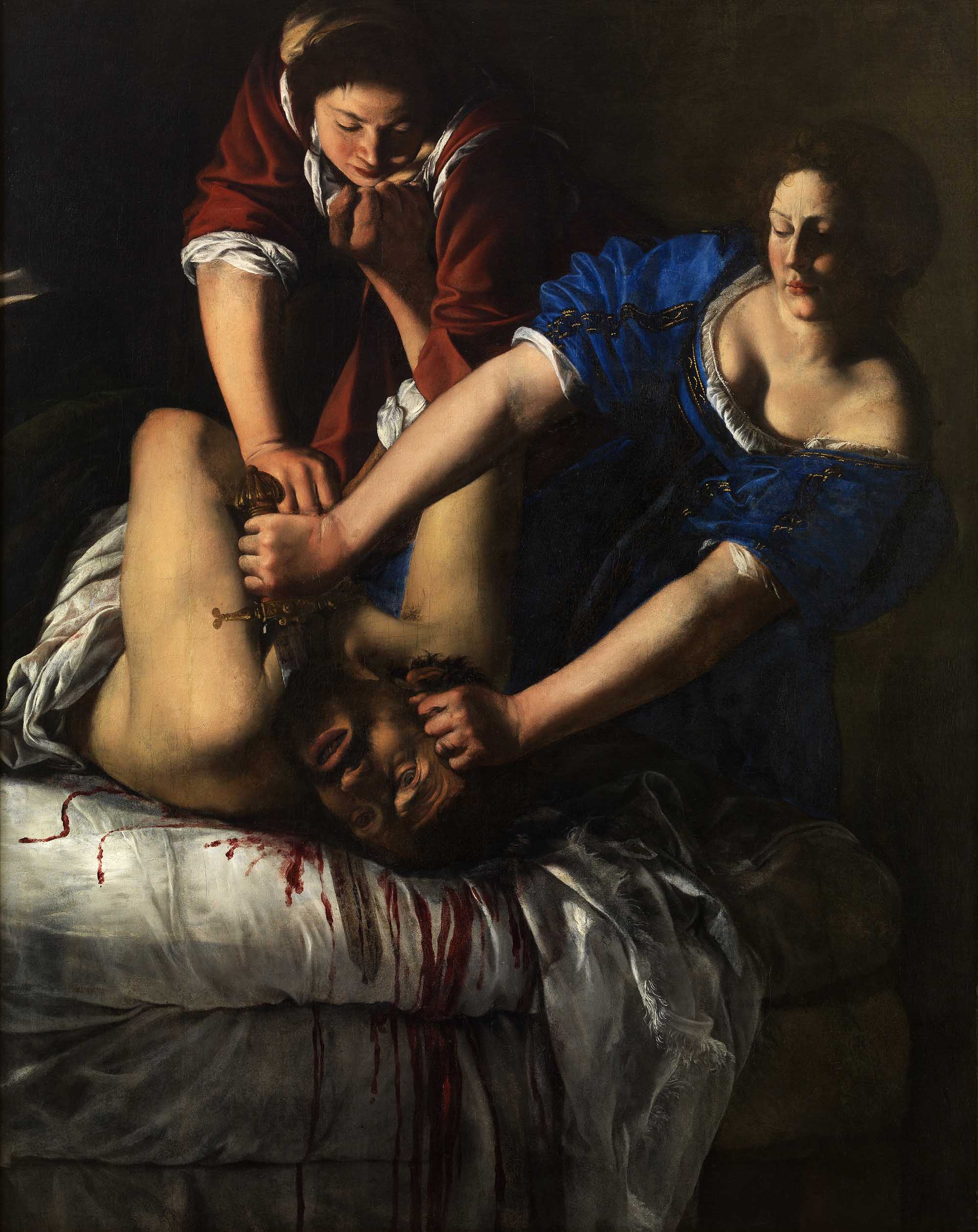 Artemisia Gentileschi, Judith Beheading Holofernes, c. 1612-13. Museo di Capodimonte, Naples.