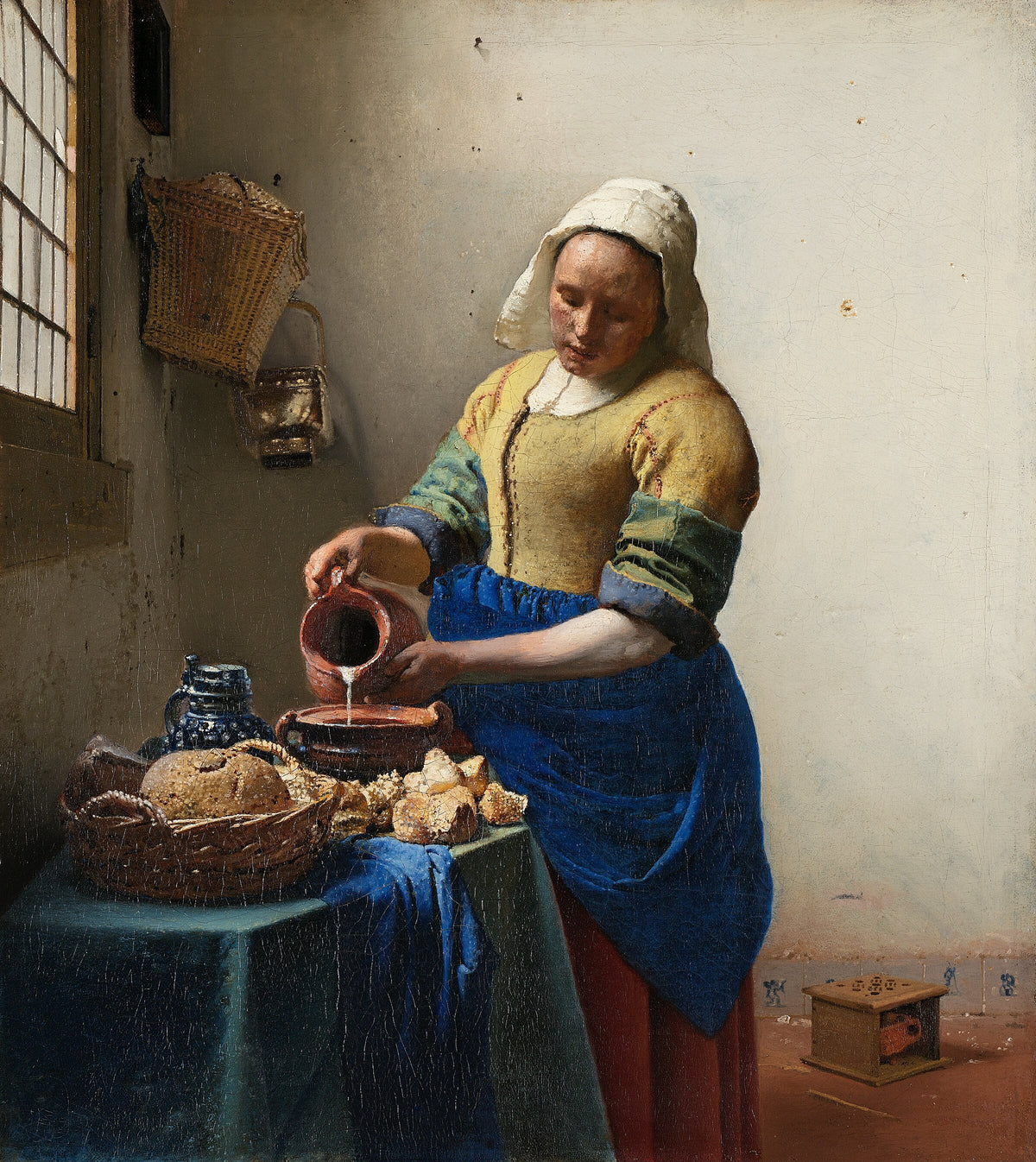 Johannes Vermeer, The Milkmaid, c. 1658. Oil on canvas. Rijksmuseum, Amsterdam.